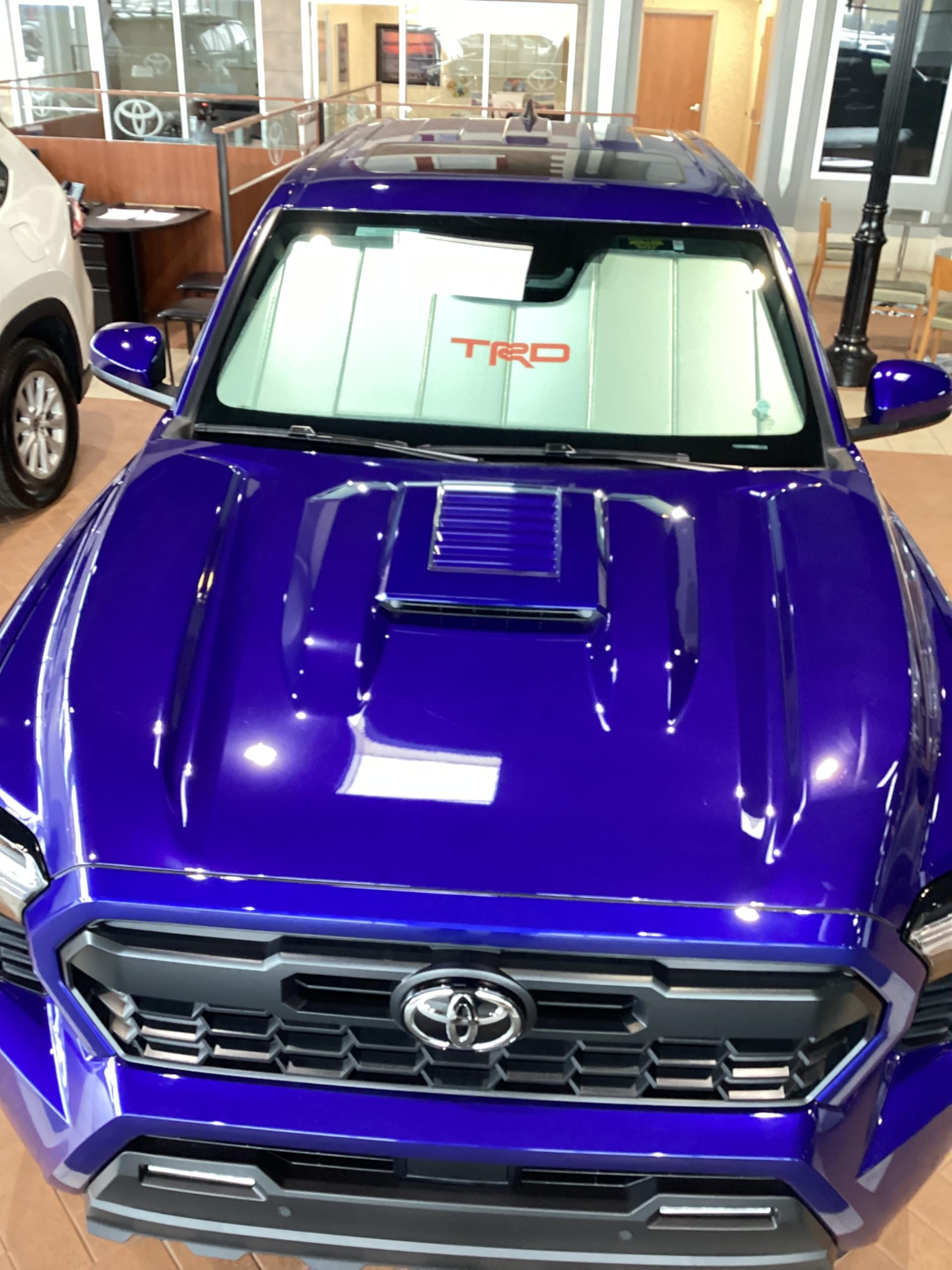 Amazon.com: Toyota TRD Windshield Sun Shade Tacoma, Silver with