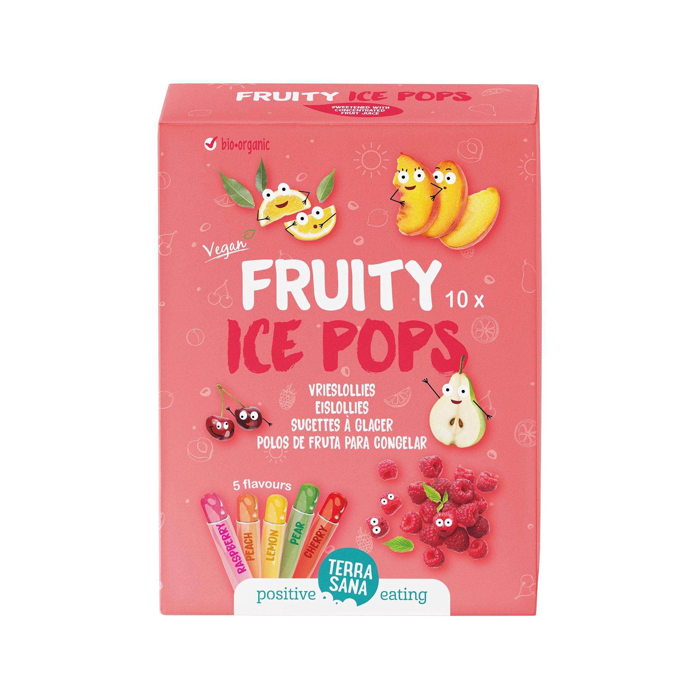 Terrasana Polos de Fruta Ice Pops 10 x 40 g