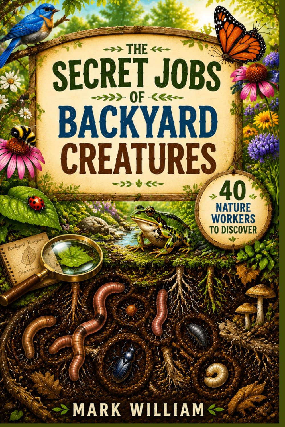 The Secret Jobs of Backyard Creatures:: 40 Amazing Stories for the Bugs, Birds, and Backyard Animals That Work Together to Keep Nature Alive