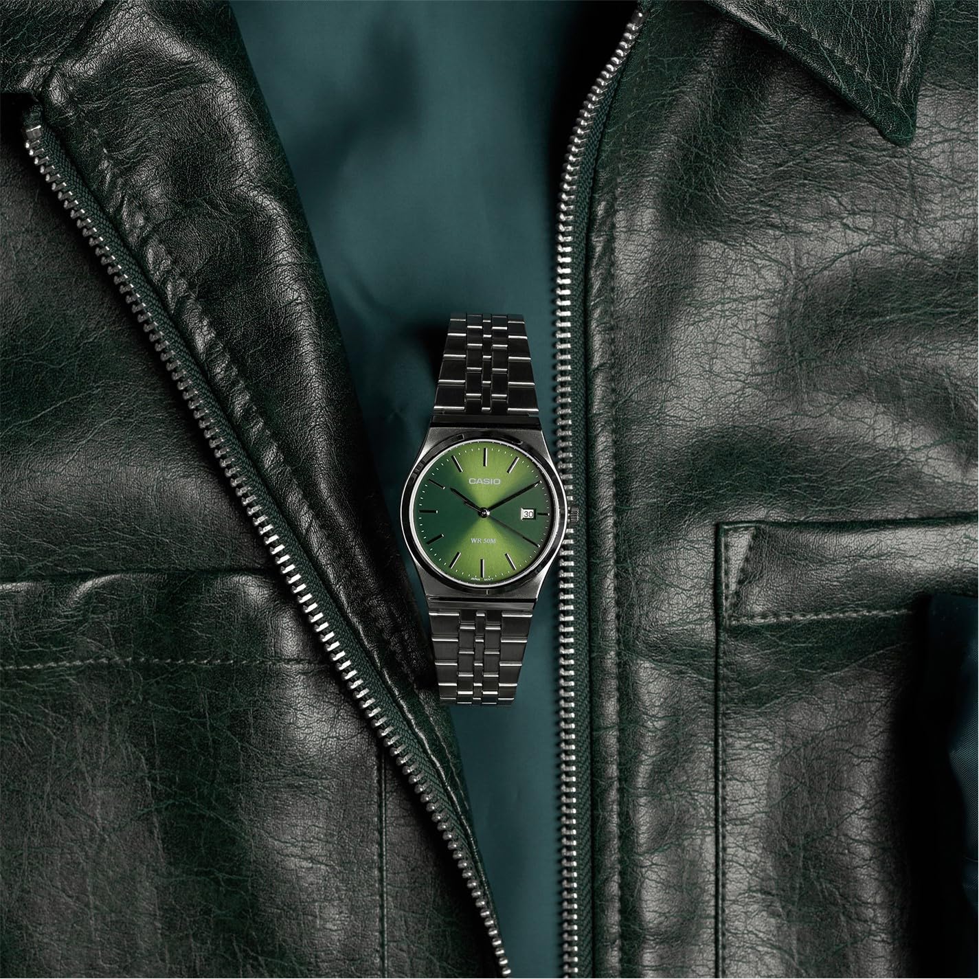 Zegarek Casio Collection MTP-B145D-3AVEF stal nierdzewna