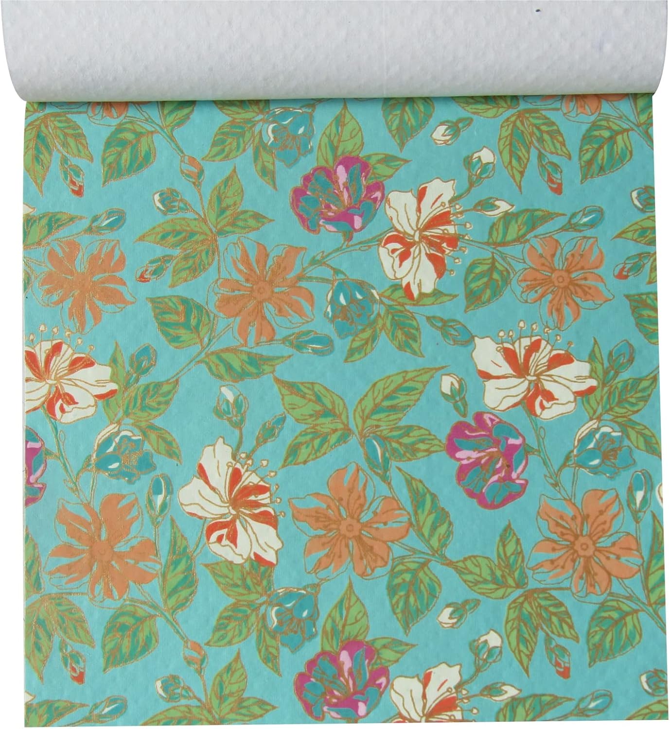 Paperhues Cool Colors Collection Handmade Scrapbook Papers 12x12" Pad, 24 Sheets.