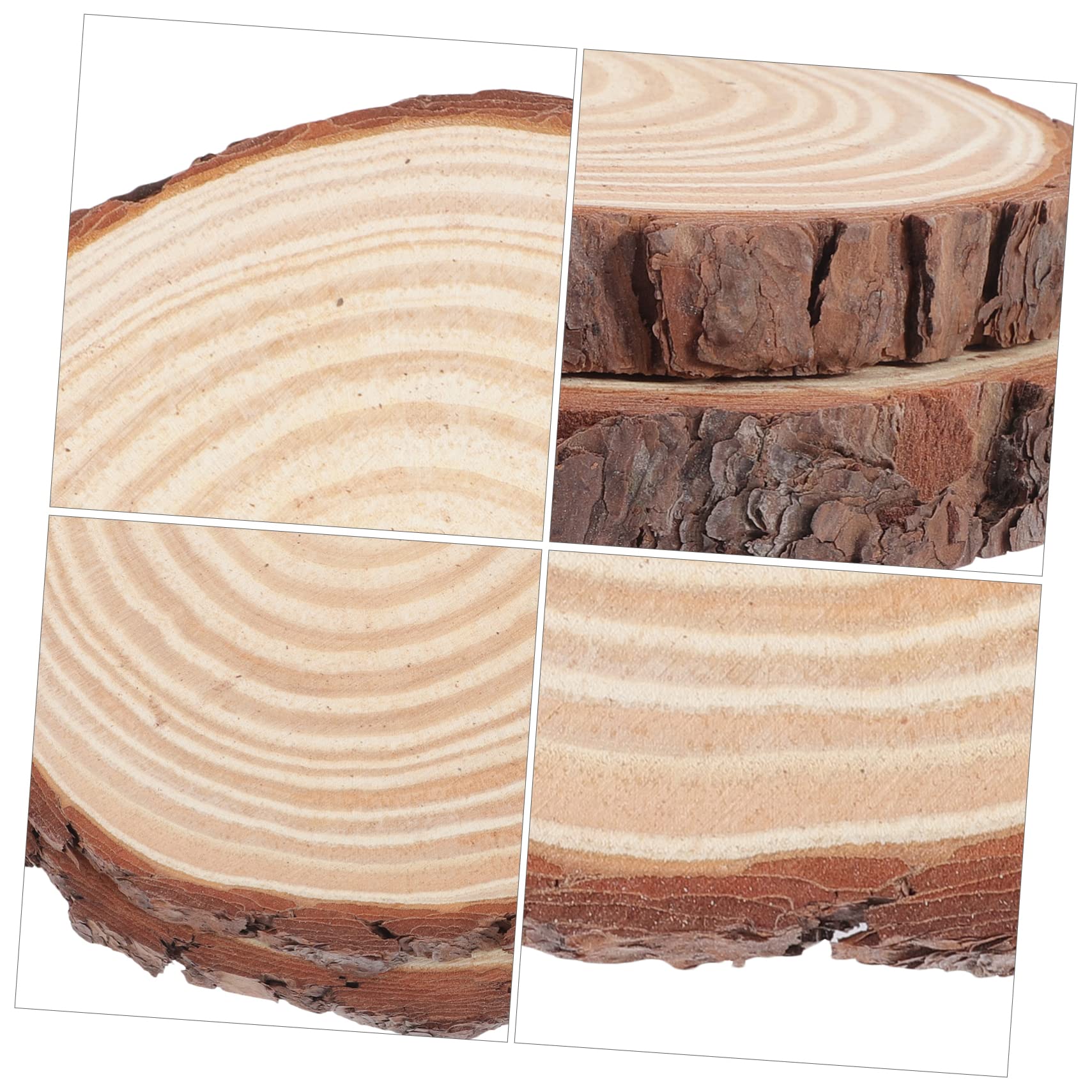 2piezas Piedras De Jardín De Madera Para Decoración Exterior Adoquines De Madera Para y Jardines Diseño Artesanal Elegante y Delicado Para Decorar Patios y Céspedes
