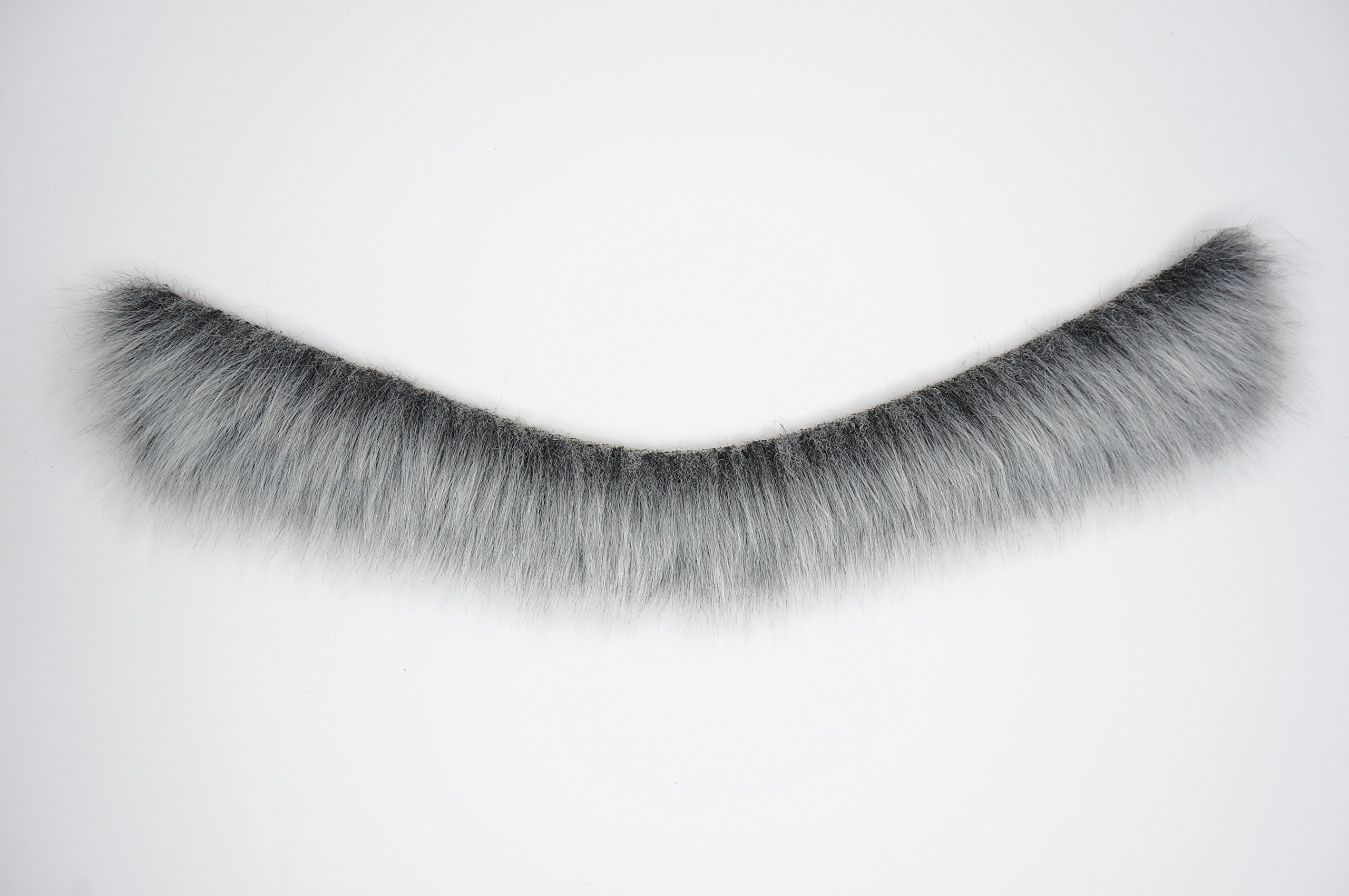 Mustaches Self Adhesive, Novelty, Morman Fake Beard, False Facial Hair, Costume Accessory for Adults, Gray with White Color - Image 3