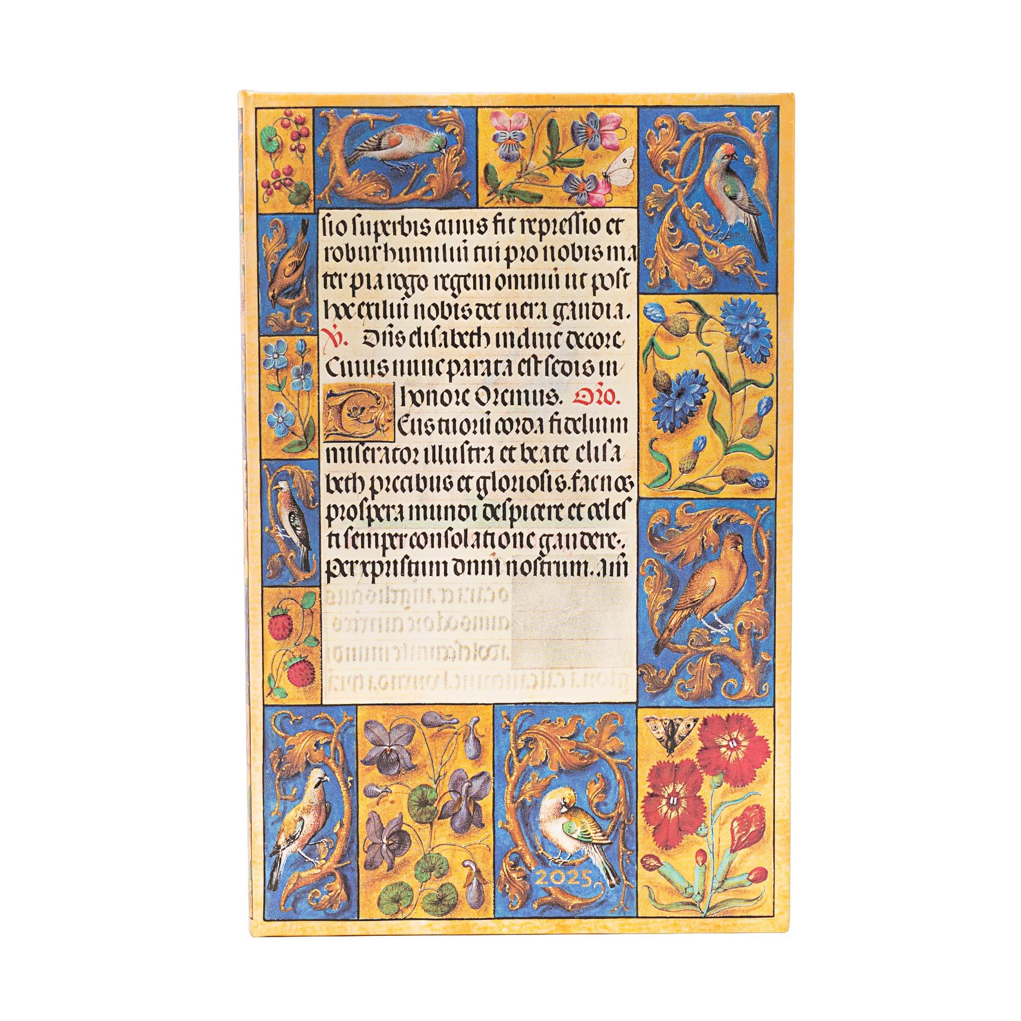 Kalendarz Paperblanks 2025 Spinola Hours Maxi tygodniowy HOR: tydzień na dwóch stronach, zamykany na gumkę, papier 100 gsm