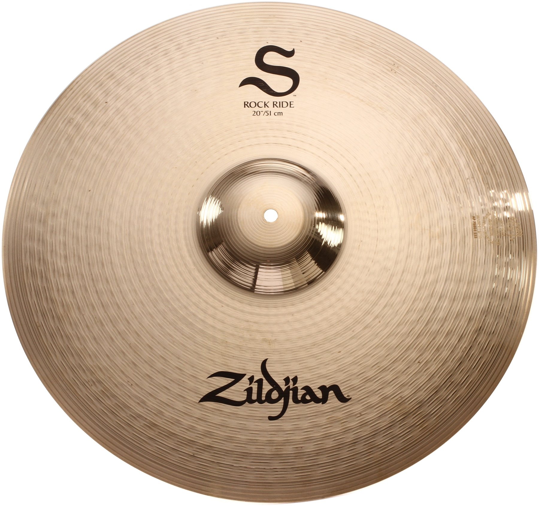 Avedis Zildjian Company ZILDJIAN S20RR 20inch S FAMILY ROCK RIDE CYMBAL W/ BRIGHT SOUND - BRILLIANT FINISH With ZKEY