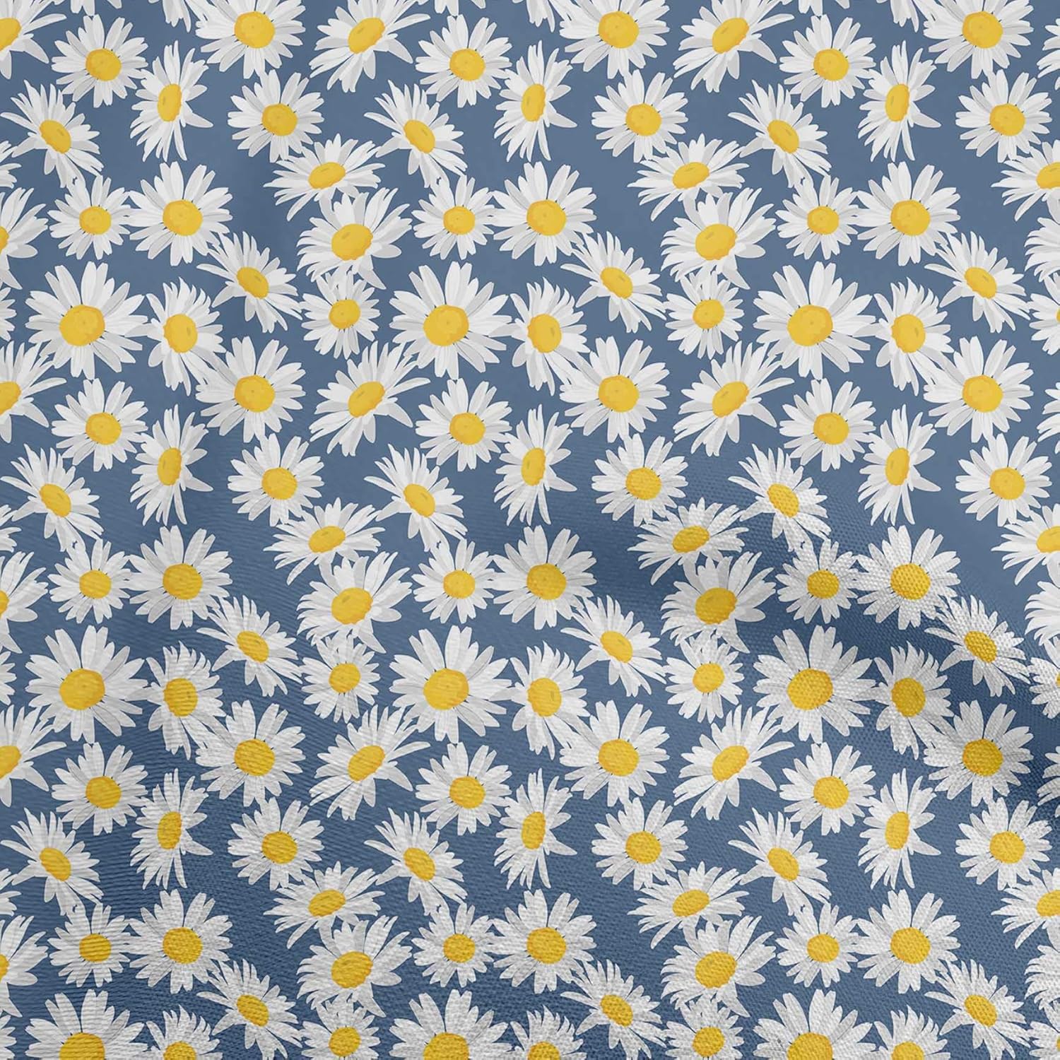 oneOone Polyester Spandex Teal Green Fabric Floral Quilting Supplies Print Sewing Fabric by The Yard 56 Inch Wide