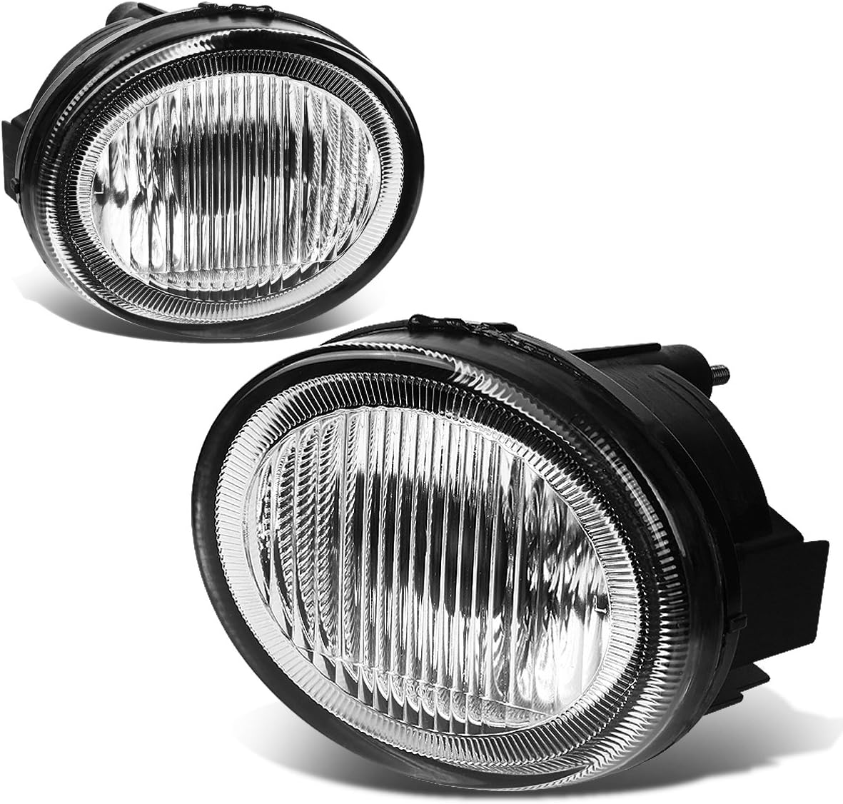DNA MOTORING FL-ZTL-166-CH Assembly Fog Light Driver & Passenger Side Enhance visibility [Compatible with 02-03 Nissan Maxima]