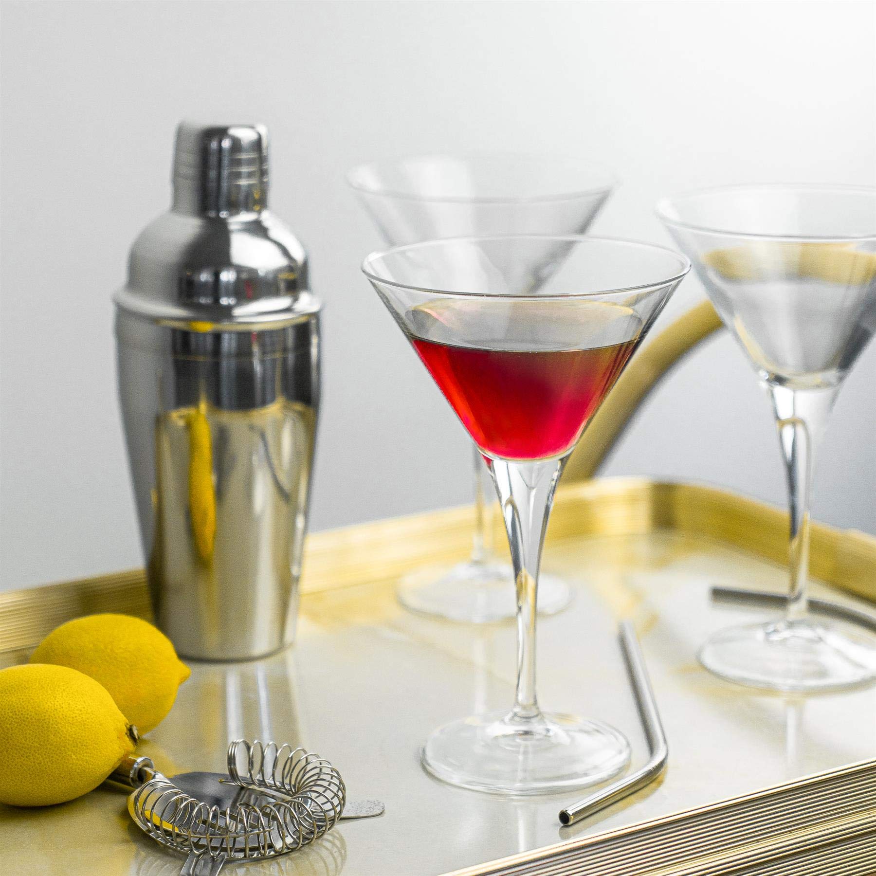 Bormioli Rocco Bicchiere da Martini/Cocktail Ypsilon - 245 ml - 6 Pezzi