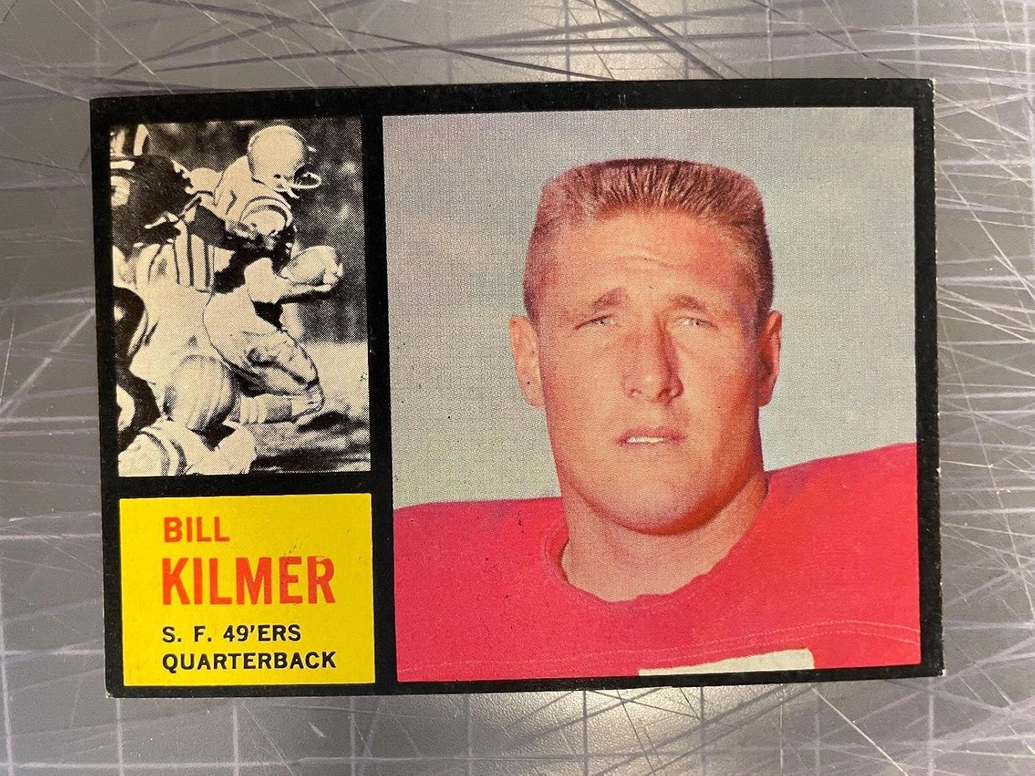1962 Topps #151 Bill Billy Kilmer San Francisco 49ers Football Card Ex/mt - Unsigned Football Cards