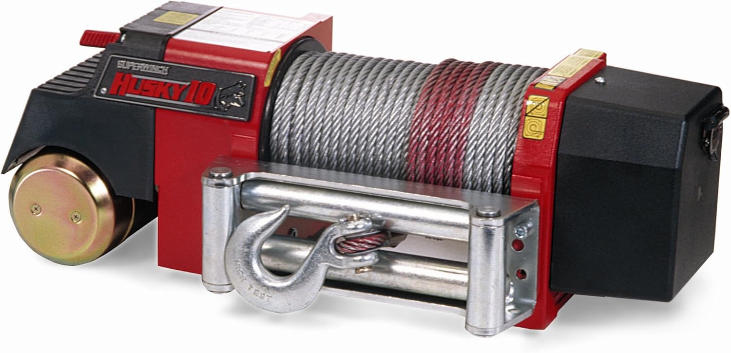 Superwinch 2404A Husky 10, 12VDC Winch, Rated line Pull 10,000Pound