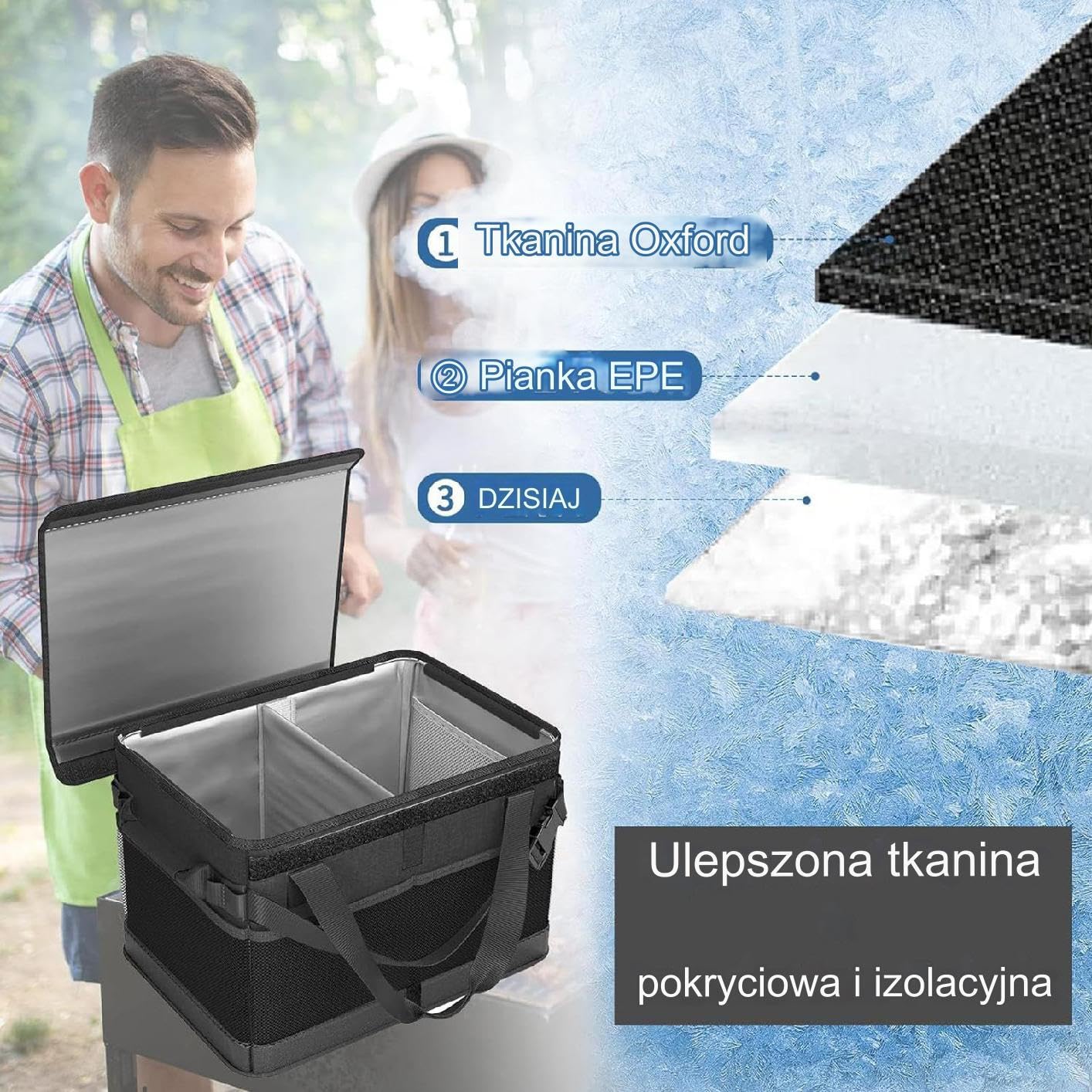 Podróżna Torba Chłodząca Duża Pojemność I Przenośność