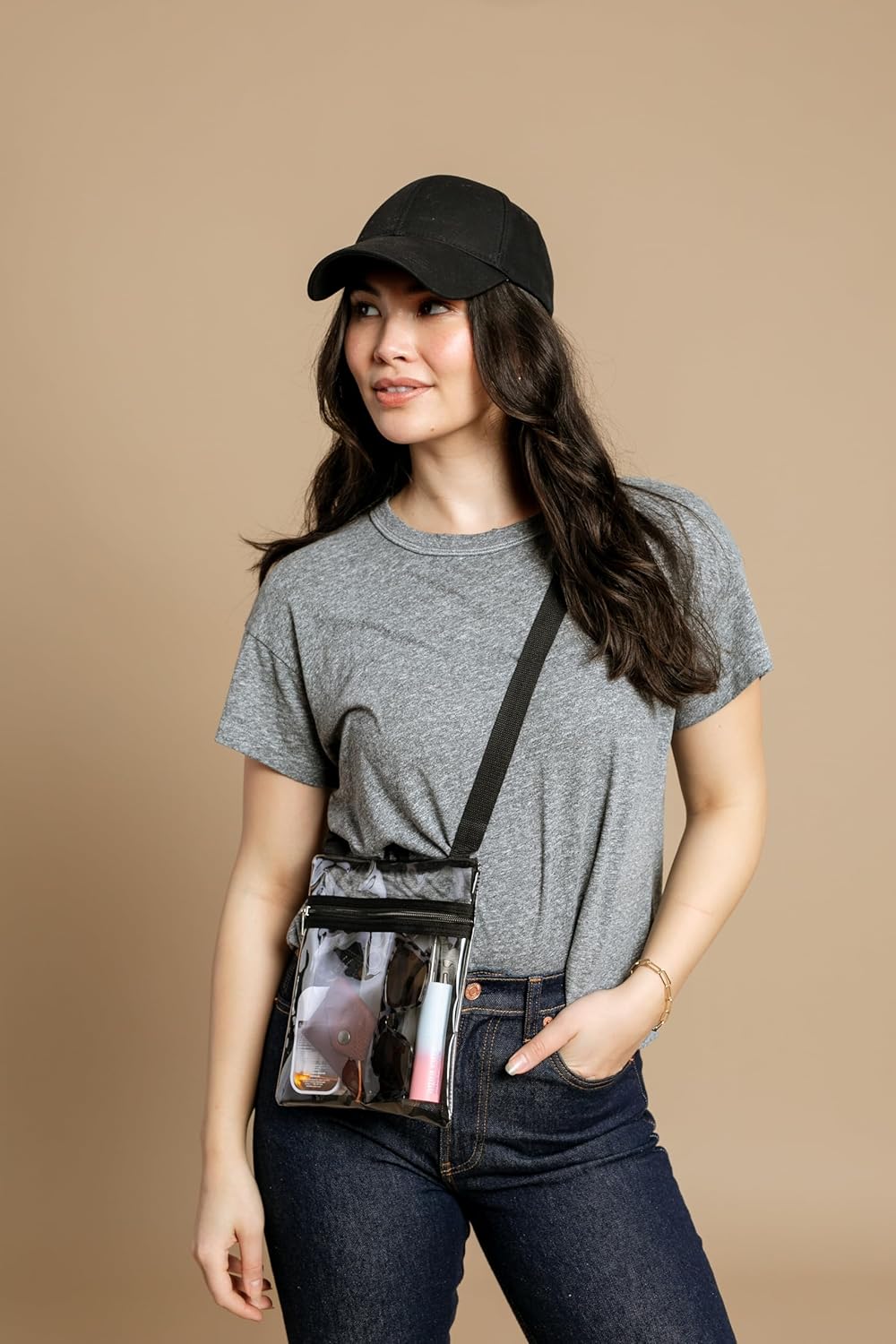 GOGO Clear Crossbody Venue Bag – Ideal for Sports Stadiums, Outdoor Events, Concerts, and Festivals - Image 2