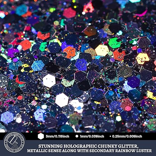 Vista 68 de LEOBRO Purpurina azul, 5.64 onzas / 5.64 onzas / 5.64 onzas / 5.64 onzas / 5.64 onzas / 5.64 onzas / 5.64 Azul pavo real láser