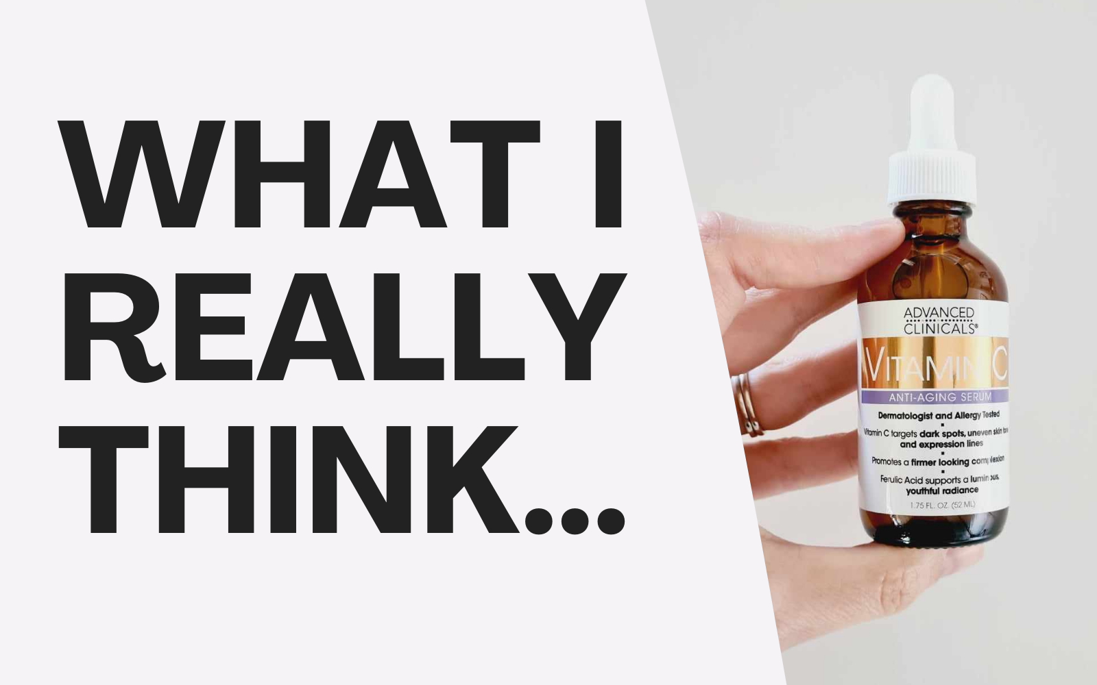 Watch Advanced Clinicals Vitamin C Serum REVIEW on Amazon Live