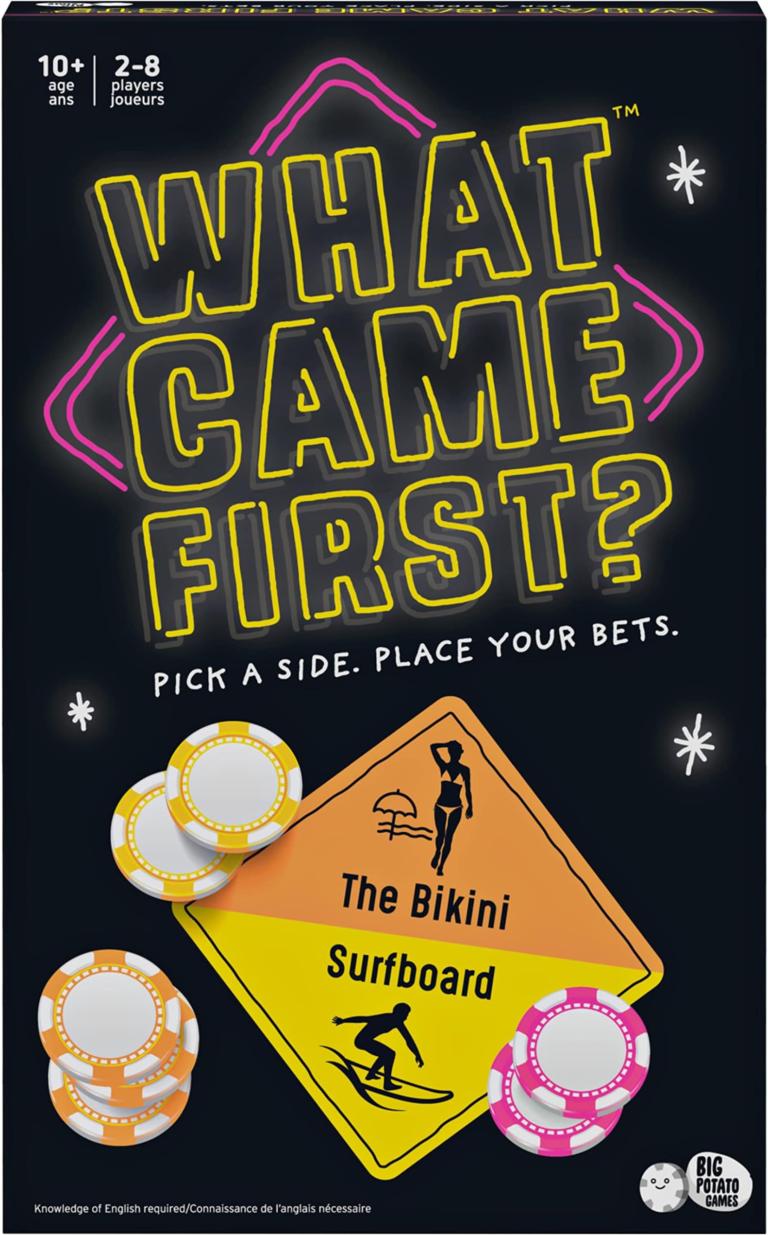 What Came First, A Party Game About Picking Sides and Betting Big, for Kids, Teens, and Adults