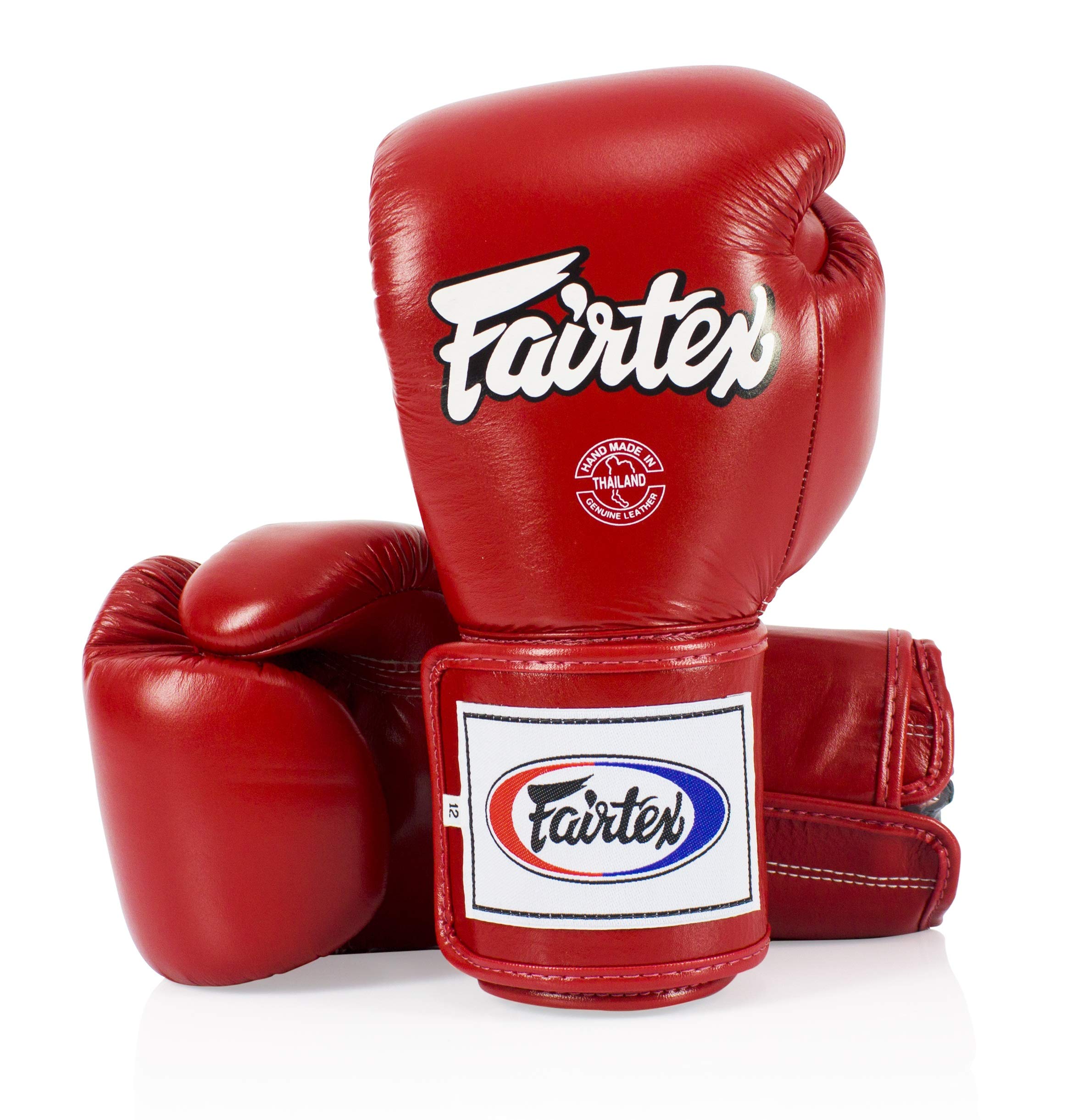 Fairtex Boxing Gloves BGV5 - Super Sparring Gloves, Black/White Color. Size: 12 14 16 oz. Sparring G