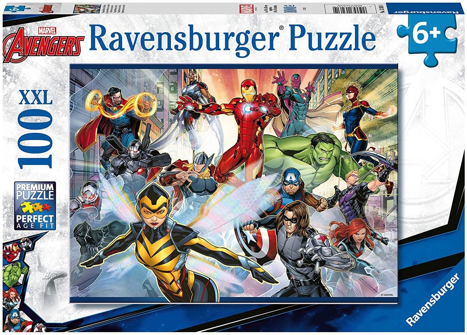 Ravensburger Marvel Avengers 100 Piece Jigsaw Puzzle for Kids Age 6 Years Up