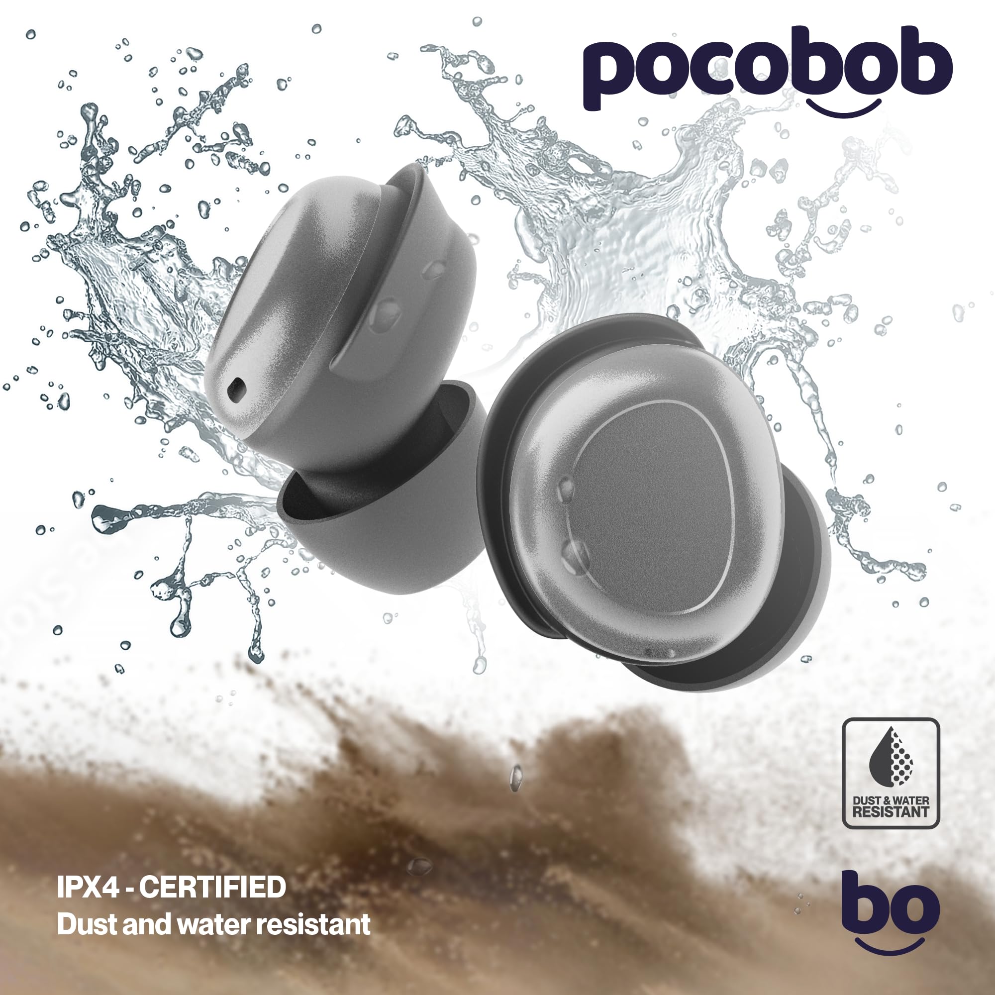 Z – Black – Auriculares inalámbricos ultrapequeños – aplicación iOS y Android – Auriculares Bluetooth in-ear para dormir, con micrófono