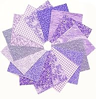 Vista 4 de Tiras de acolchado de tela 100% algodón precortadas, 18 unidades It's All Purple Jelly Roll de 2.5 pulgadas