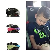 Vista 7 de Banda para la cabeza nonods Asiento de coche almohada reversible negro/gris