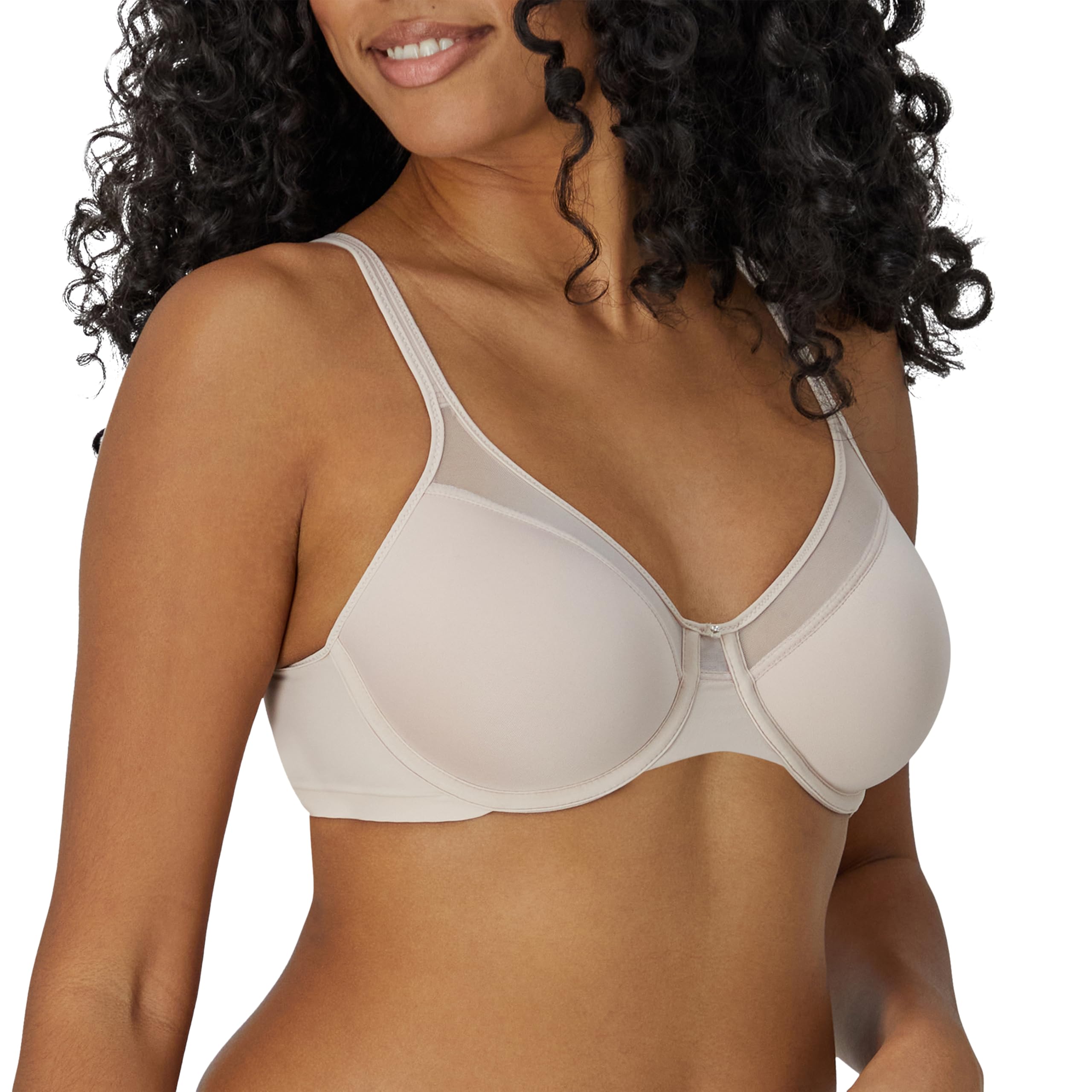 BaliWomen's Underwire Bra, One Smooth U Ultra Light T-Shirt Bra, Convertible Bra