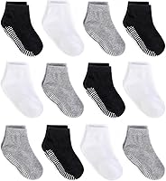 Vista 120 de Zaples - Calcetines altos hasta el tobillo para bebé con base antideslizante, unisex