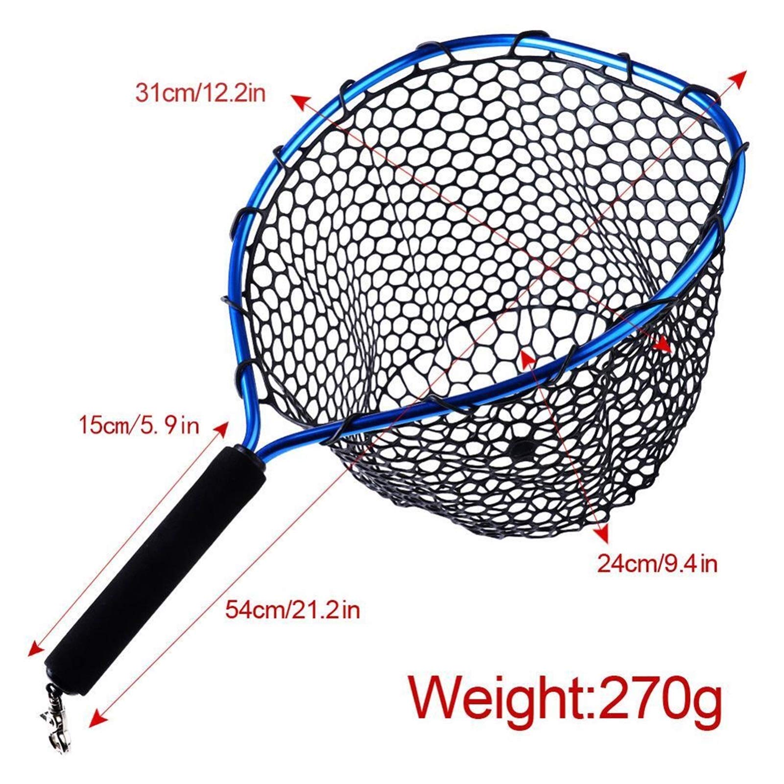 Amazon.com: Bclla Zkenyao-net Fishing 54x30x24cm Handle Fly