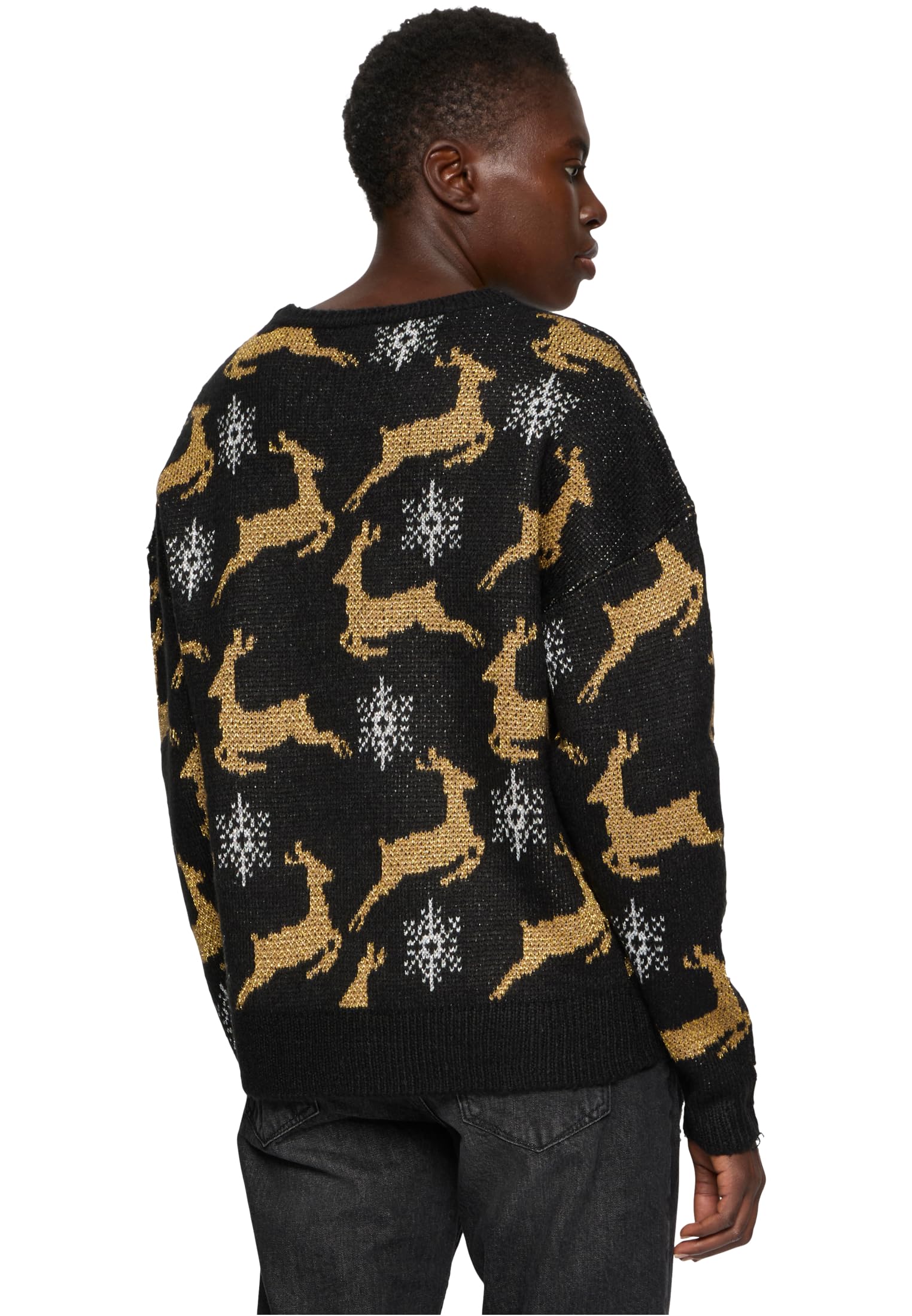 Urban Classics Damen Ladies Oversized Christmas Sweater