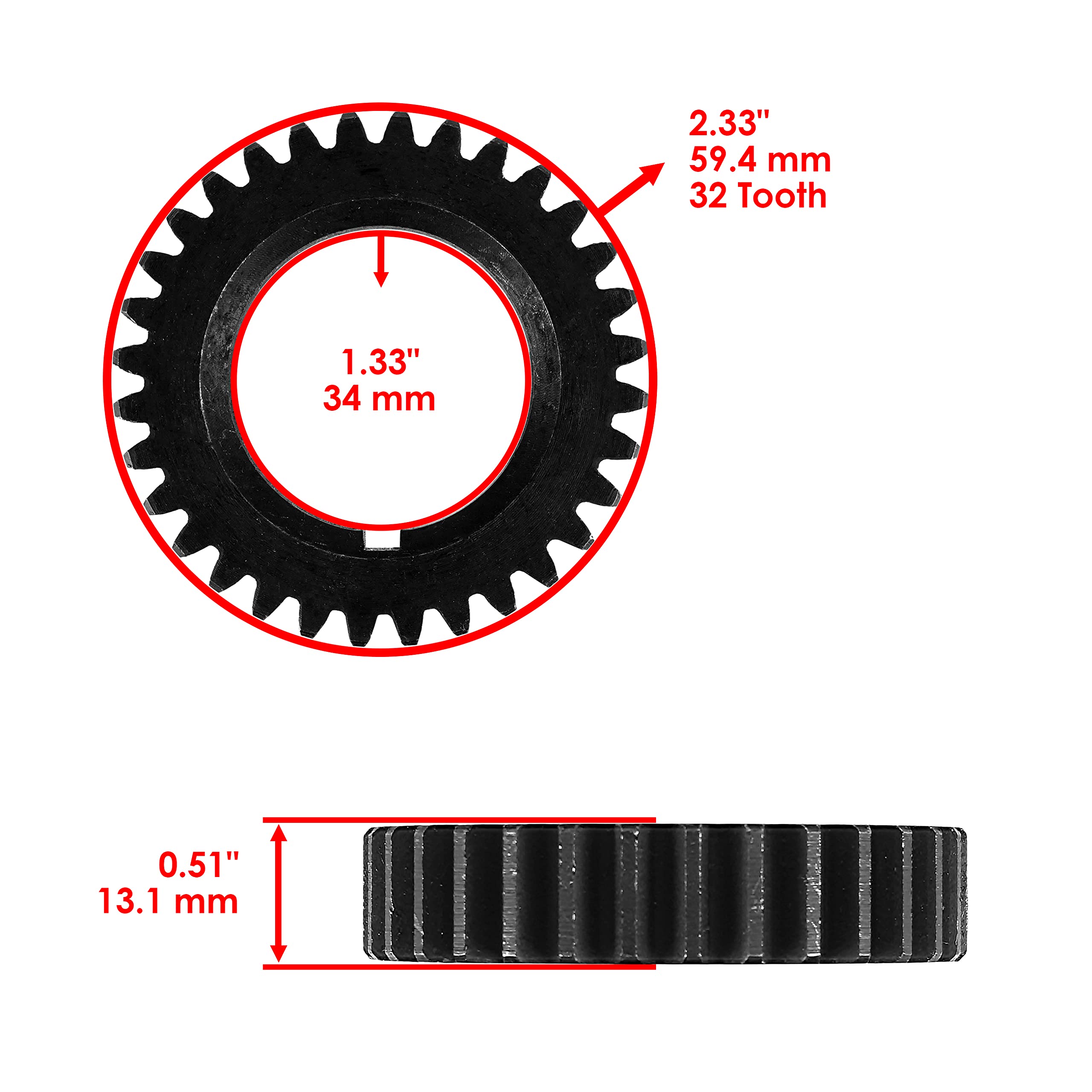 mielcurry様5 Amazon.com: Caltric Camshaft Metal with Spur Gear Compatible