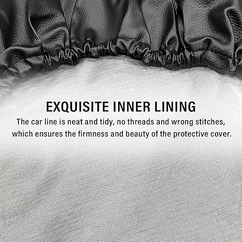 Miniatura 3 de Cubierta de neumático de repuesto para automóvil, cubierta de neumático de PVC de cuero para remolque, cubierta de neumático de repuesto para