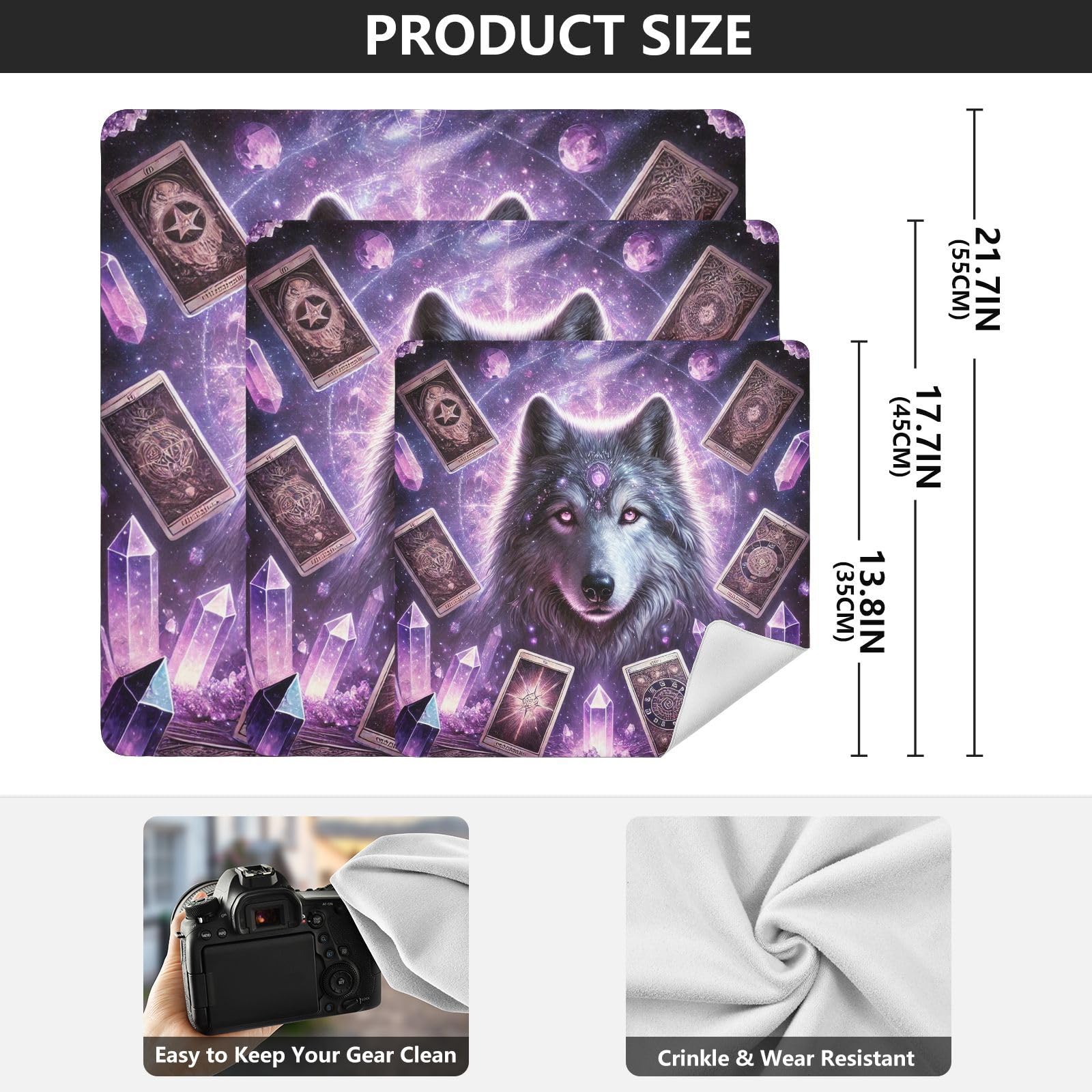 Joko Ivery Wolf Purple Self-adhesive Cloth 17.7