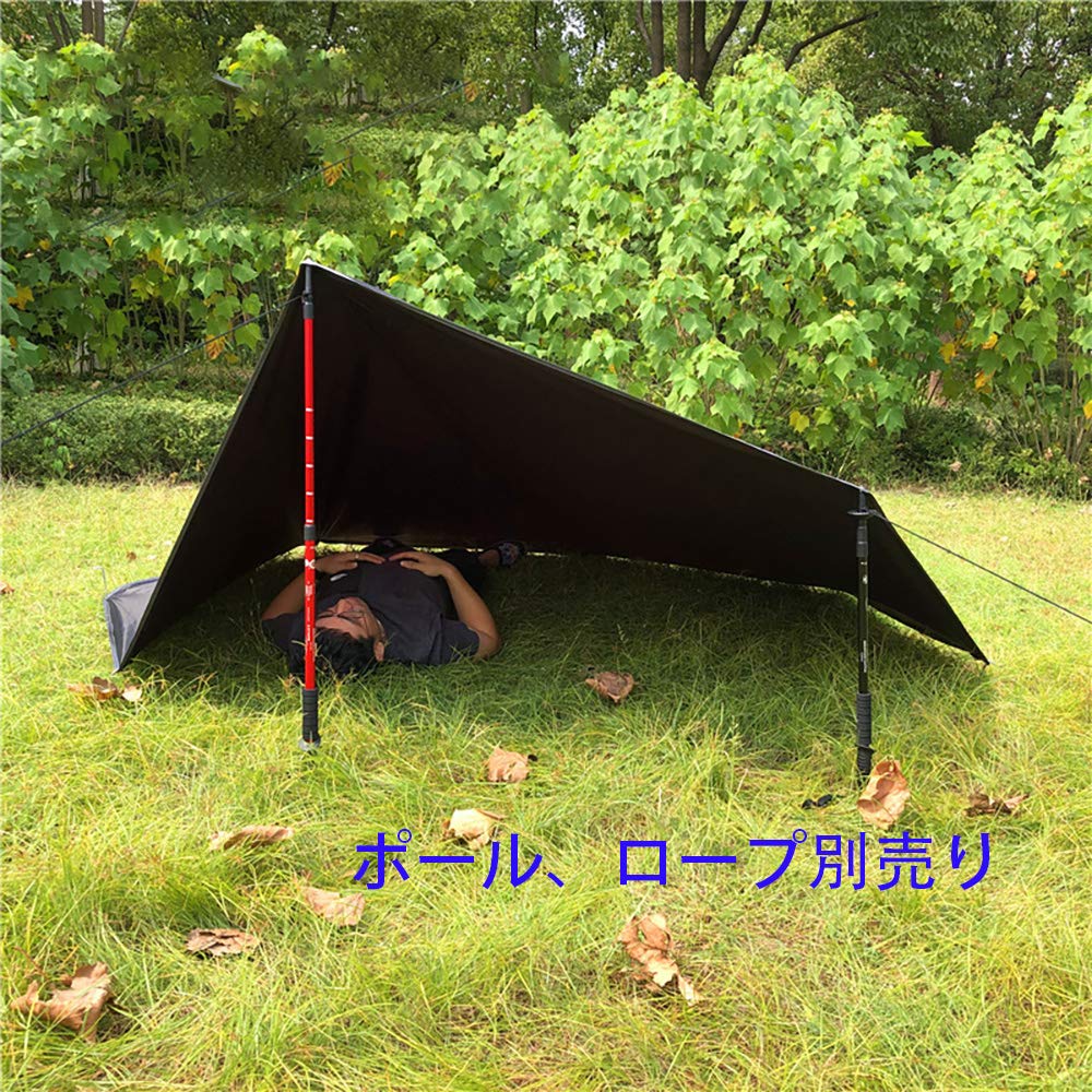 Amazon.co.jp: Kadahis ワンポールテント 3-4人用 超軽量 1.46㎏ 設営