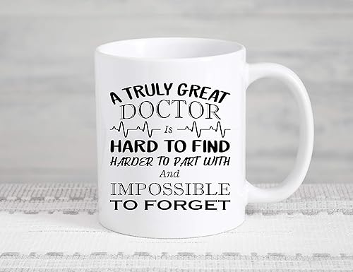 Miniatura 5 de Funny Bone Products Doctor Retirement - A Truly Great Doctor is Hard To Find - Taza de café de 11 onzas - Regalos únicos y memorables para la
