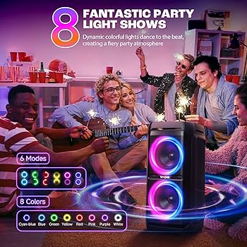WKING パーティースピーカー Amazon.com: W-KING 240W Bluetooth Speaker,Loud Boombox with