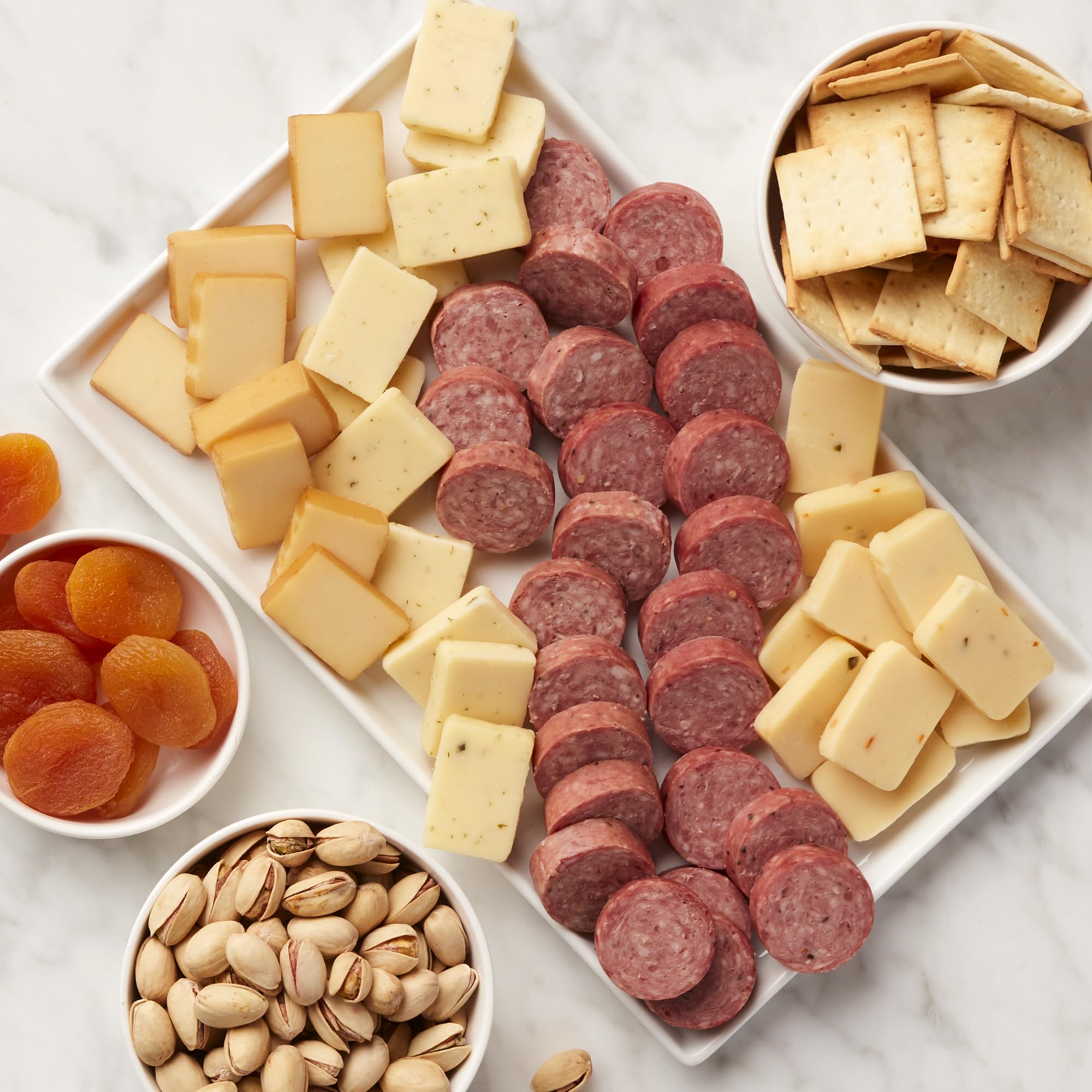 Hickory Farms Farmhouse Meat and Cheese Gift Basket | Charcuterie Food | Summer Sausage | Father's Day | Mother's Day | Easter | Christmas | Holiday | Housewarming | Gourmet | Sympathy | Care Package - 4