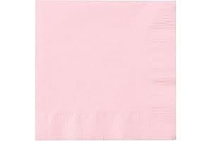 Light Pink Disposable Napkins (Creative Converting 139190135)