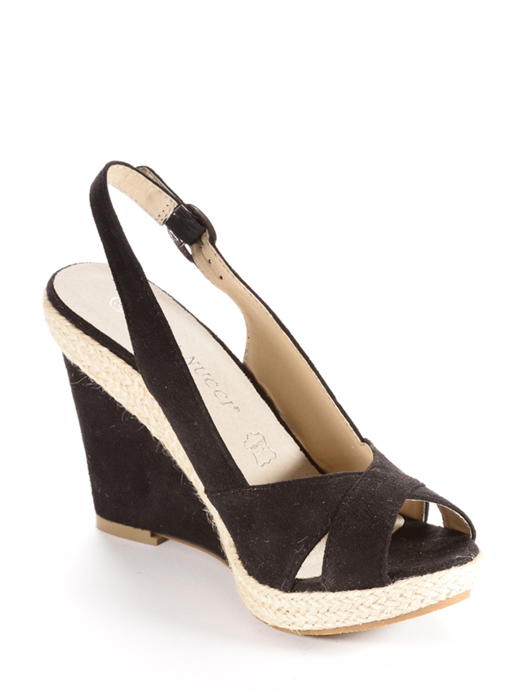 Enza Nucci Damen Schwarz Sandalen, 39 Eu