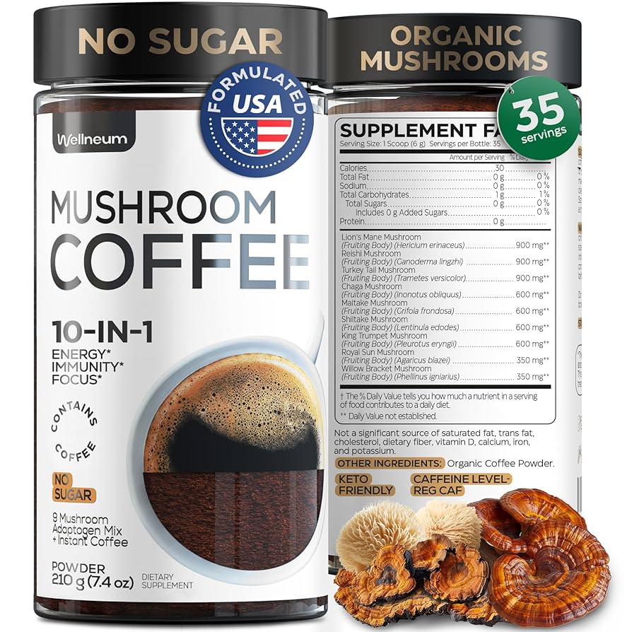 コーヒー Lion's Mane Coffee & RoarrringCoffee8oz Lion's Mane Coffee & RoarrringCoffee8oz Lion's Mane