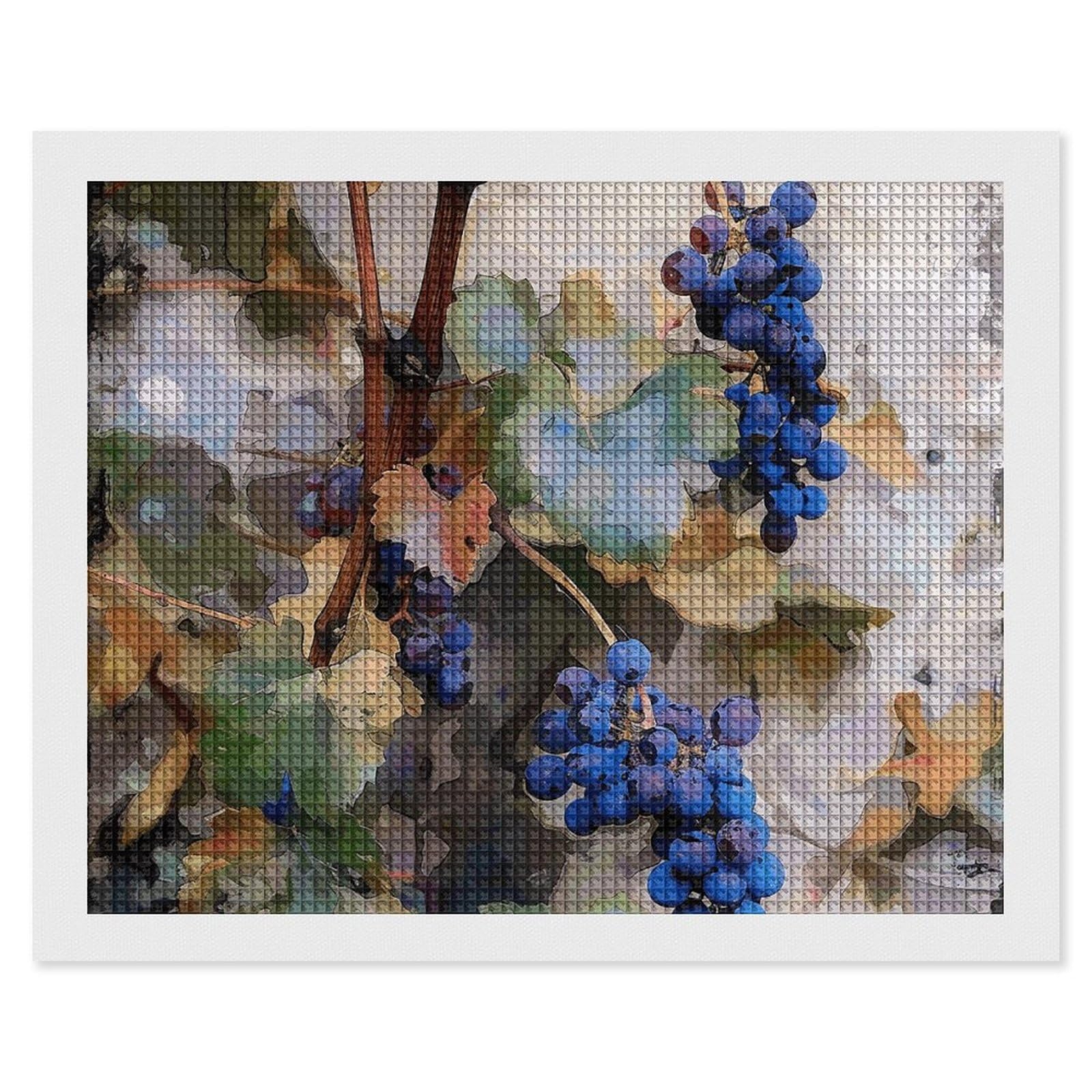 Art Painting of Vines Diamond Art Kits for Adults, DIY 5D Diamonds Painting Kits for Beginner, Round Full Drill Diamond Dots Painting, 16"x20" Diamonds Pictures Gem Art and Crafts Wall Decor