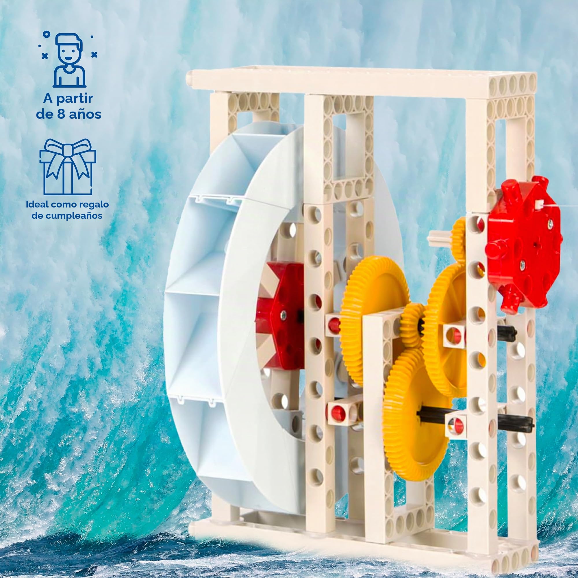 Thames & Kosmos , 624811 , Hydropower , Experiment Kit , Renewable Energy Science Kit , Build Models To Harness the Energy of Water , 12 Experiments , Ages 8+