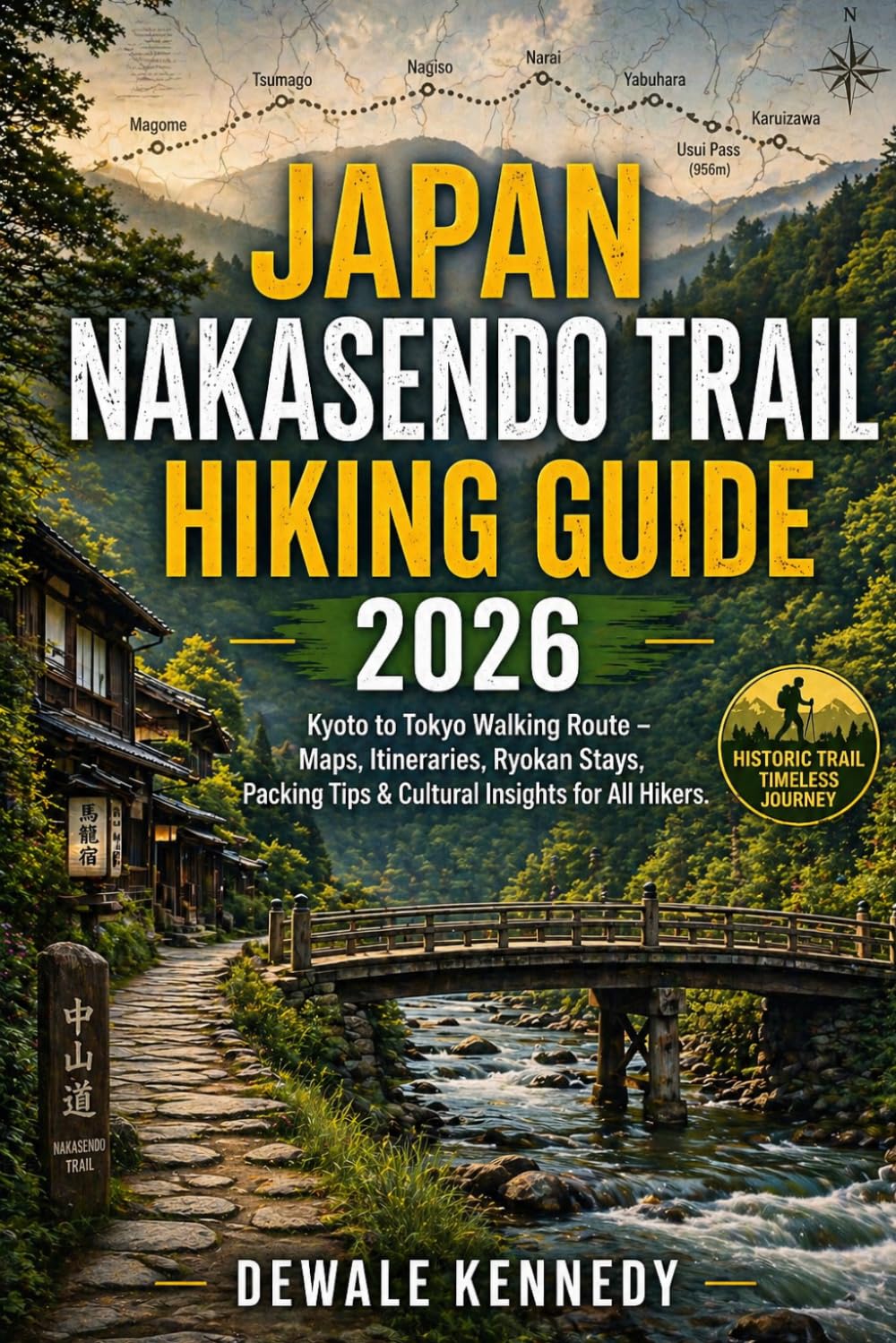 JAPAN NAKASENDO TRAIL HIKING GUIDE 2026: Kyoto to Tokyo Walking Route – Maps, Itineraries, Ryokan Stays, Packing Tips & Cultural Insights for All Hikers: 43 (THE EXPLORER'S TRAIL GUIDE SERIES)