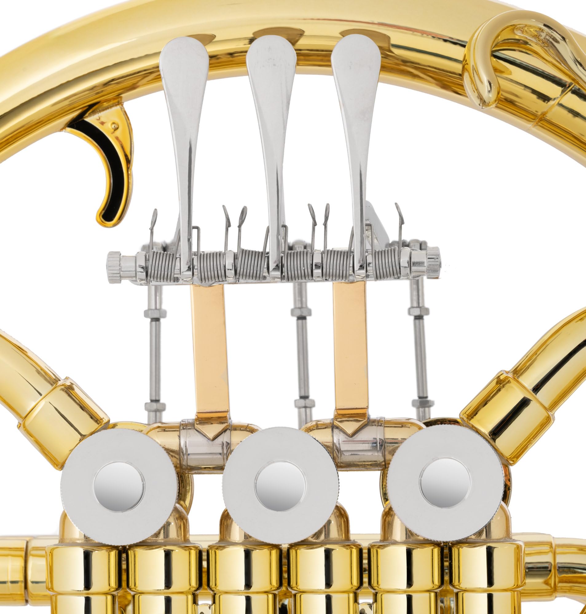 Classic Cantabile WH-20GD MardiBrass Kunststoff F-Waldhorn Gold - inkl. Mundstück & Hülle mit Rucksackgurten - Für Anfänger und Profis - Wetterfest und Wasserdicht - leichtes, stabiles Instrument