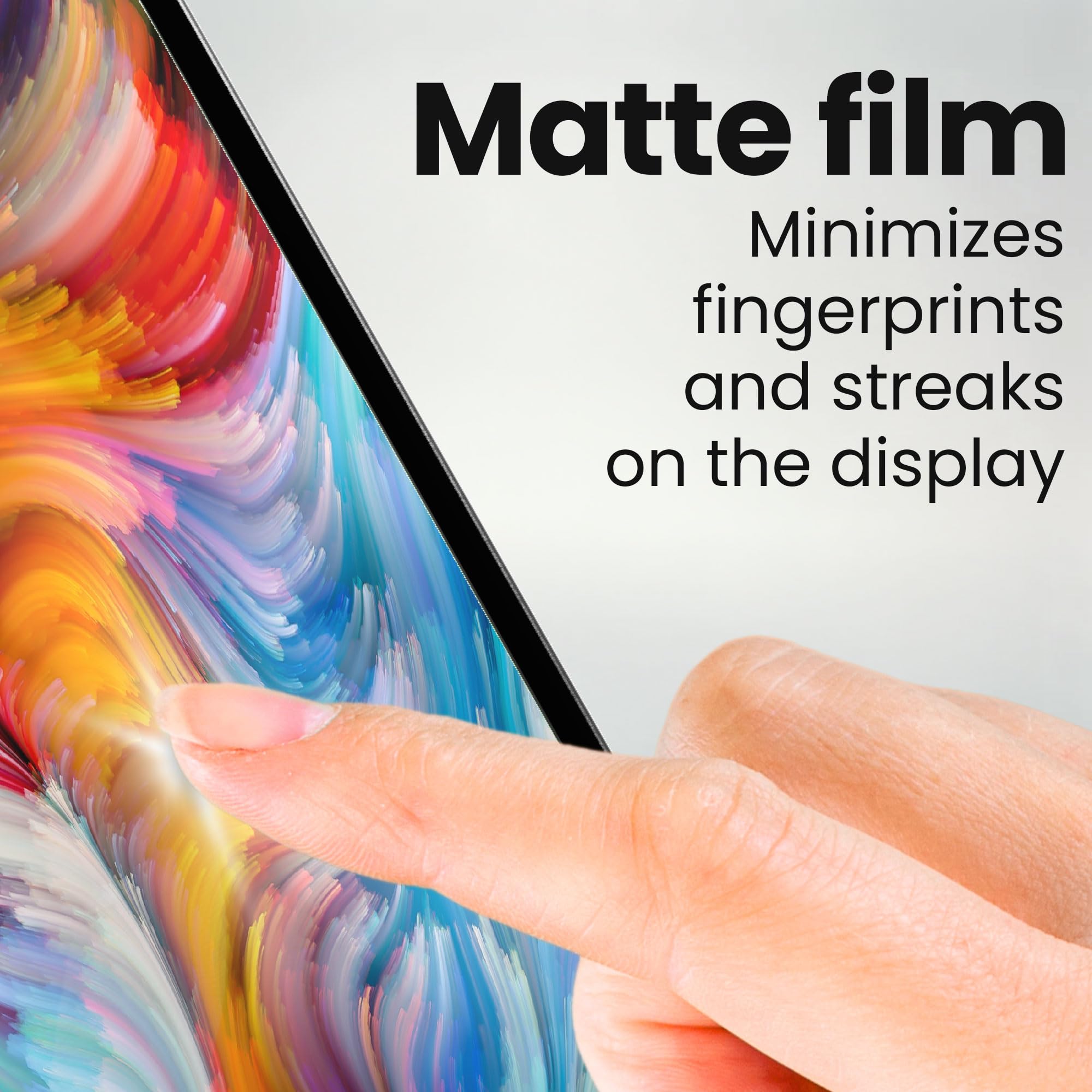 atFoliX Screen Protector compatible with Zeblaze Vibe 3 Pro Screen Protection Film, anti-reflective and shock-absorbing FX Protector Film (3X)