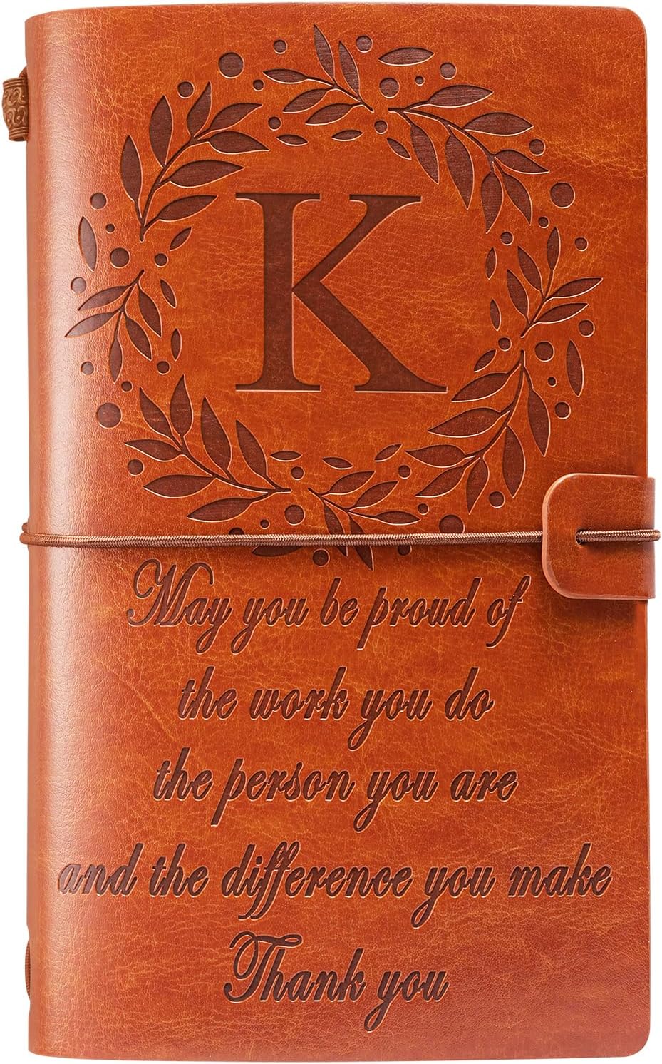 Ruichid Thank You Gifts Appreciation Leather Journal Make