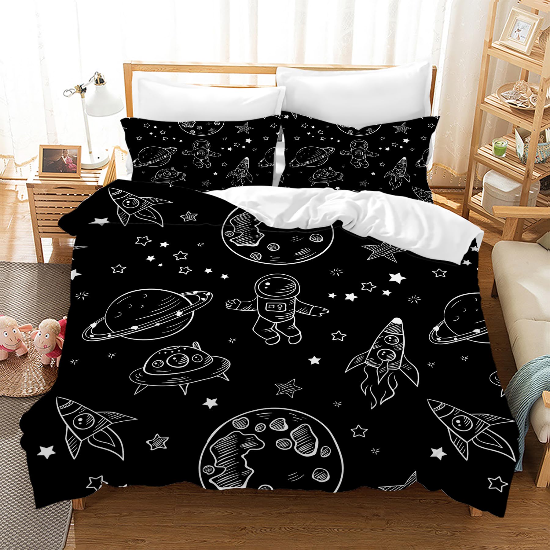 Parure de lit astronaut pour transformer la chambre enfant en espace cosmique