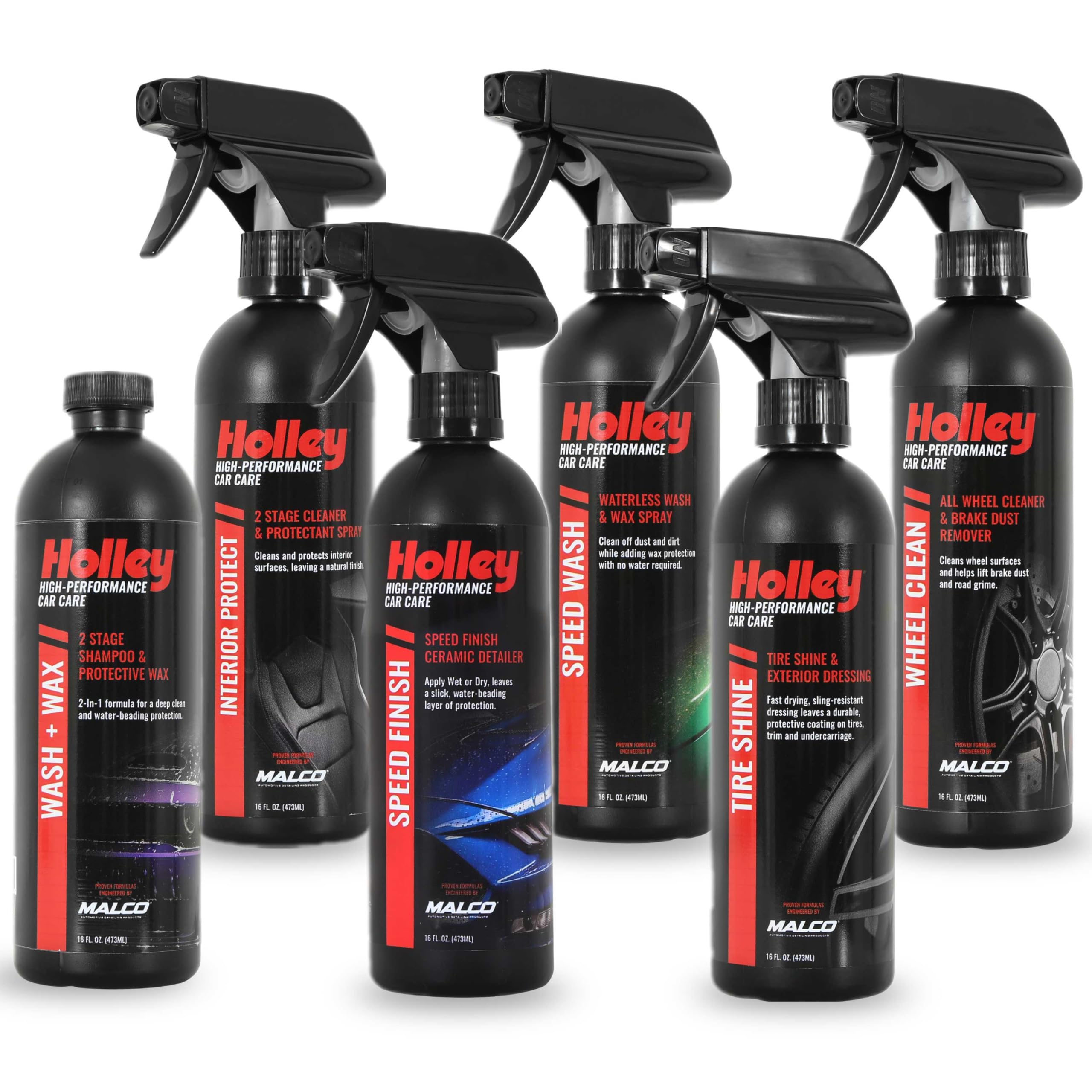 Holley High-Performance Car Care 6-Pack Wash &amp; Detail Bundle