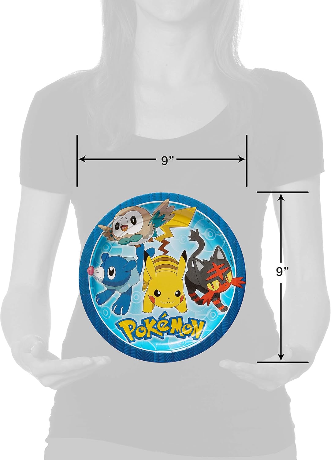 American Greetings Pokemon Party Supplies, Paper Dinner Plates (8-Count) : Everything Else
