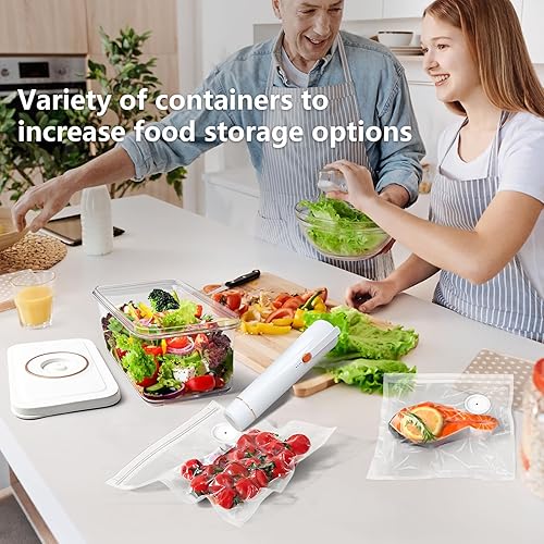 Miniatura 3 de Sellador al vacío, sellador al vacío para alimentos, máquina compacta de sellado al vacío de mano, sellador portátil de alimentos (máquina selladora