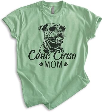 EVERTREE CLOTHING Cane Corso Mom, Unisex Womens Shirt, Cane Corso Owner, Funny Dog Mom Gift
