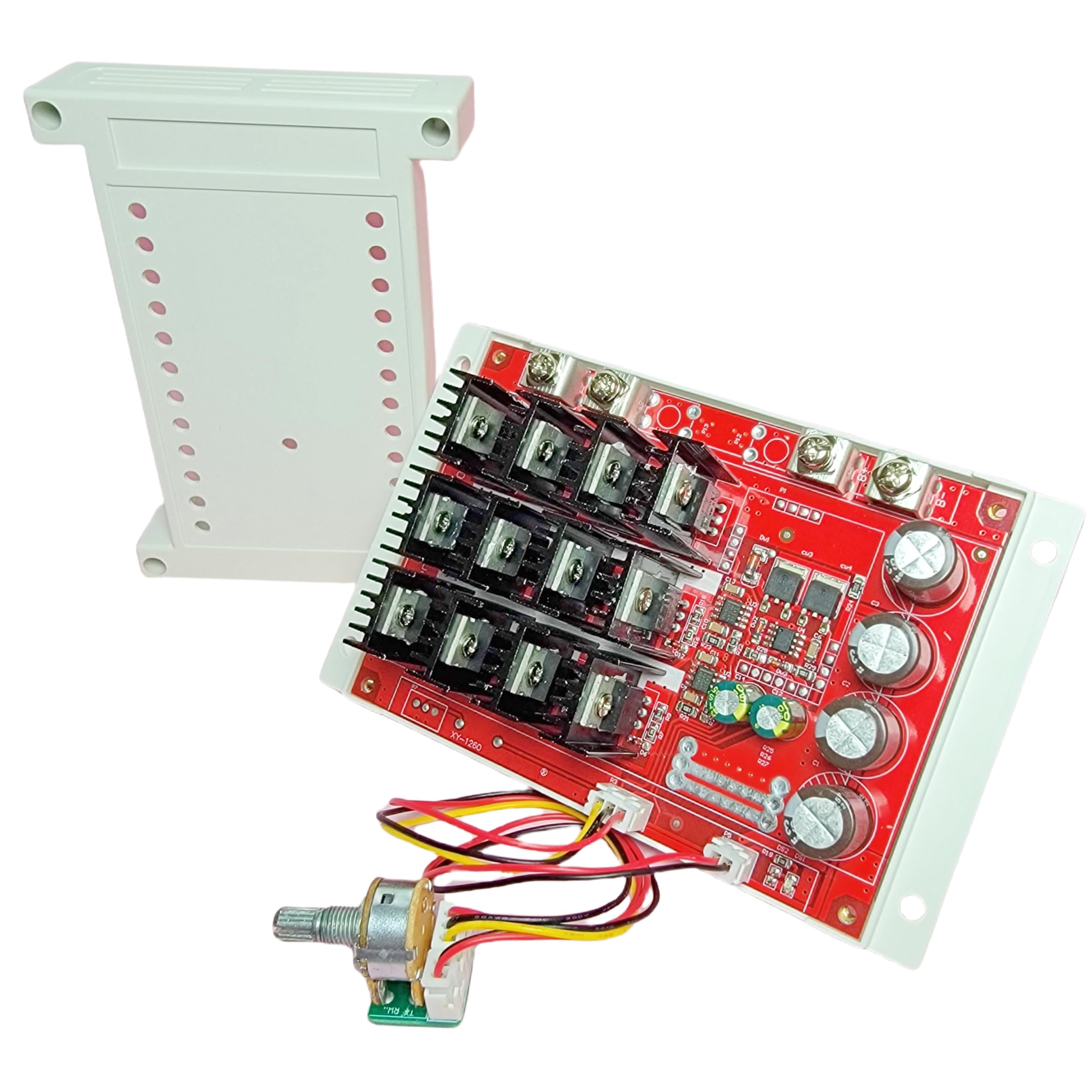 10-50V 60A DC Motor Speed Control PWM HHO RC Controller 12V24V48V 3000W(max) with Case